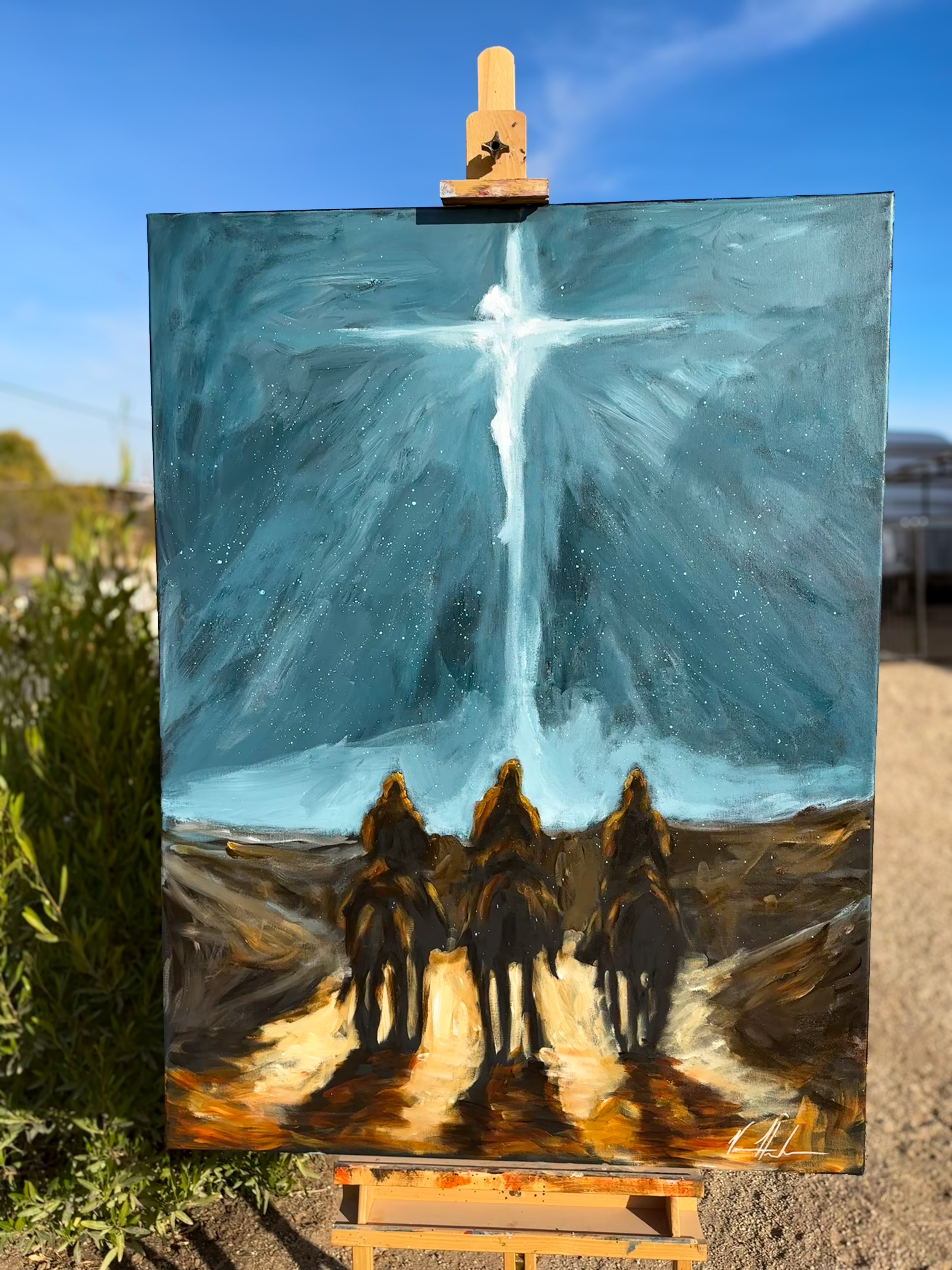 Whom Do You Seek? - 36”x48” Original Acrylic Painting Original Painting Vanessa Horabuena