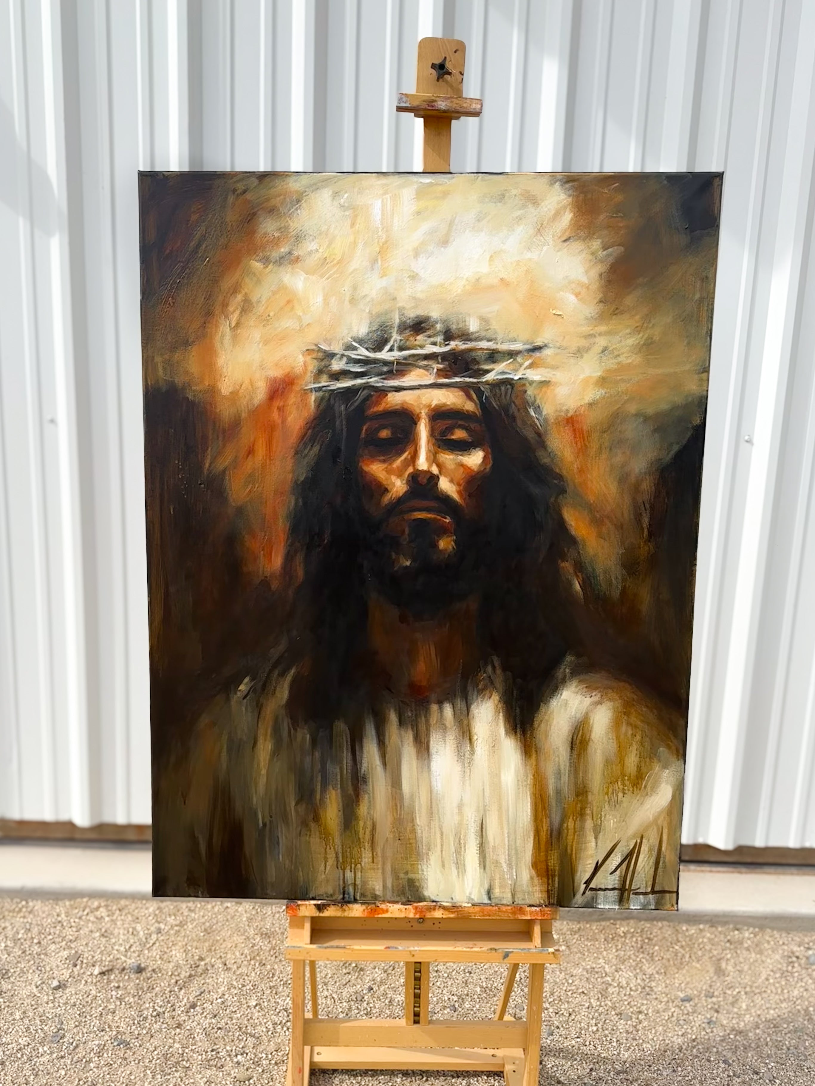 Holy One - 36”x48” Original Acrylic Painting Original Painting Vanessa Horabuena