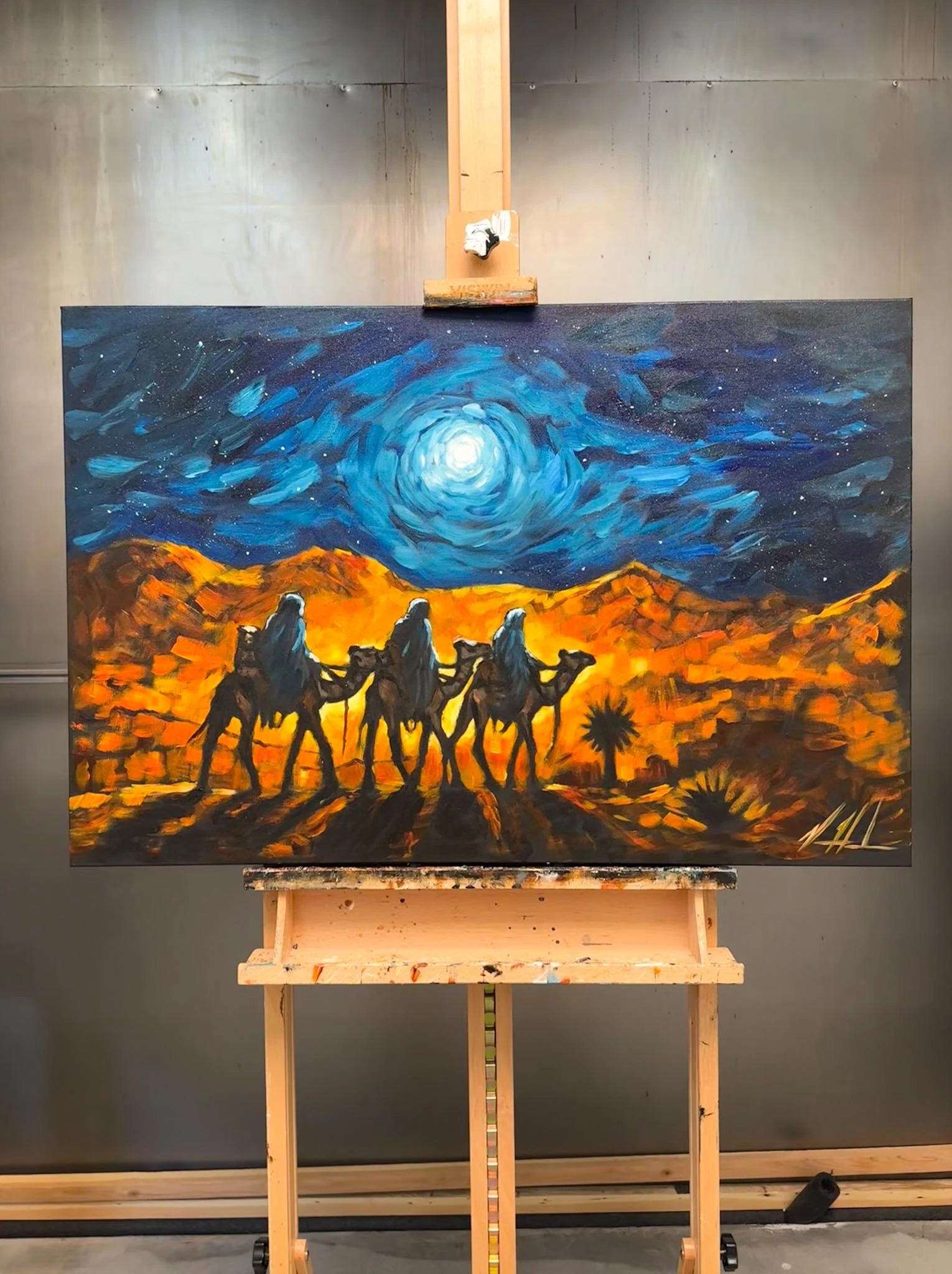 Seek First the King - 24βx36β Original Acrylic Painting