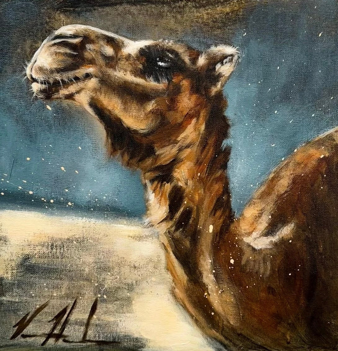 Through Every Drought - 12”x12” Original Acrylic Painting Original Painting Vanessa Horabuena