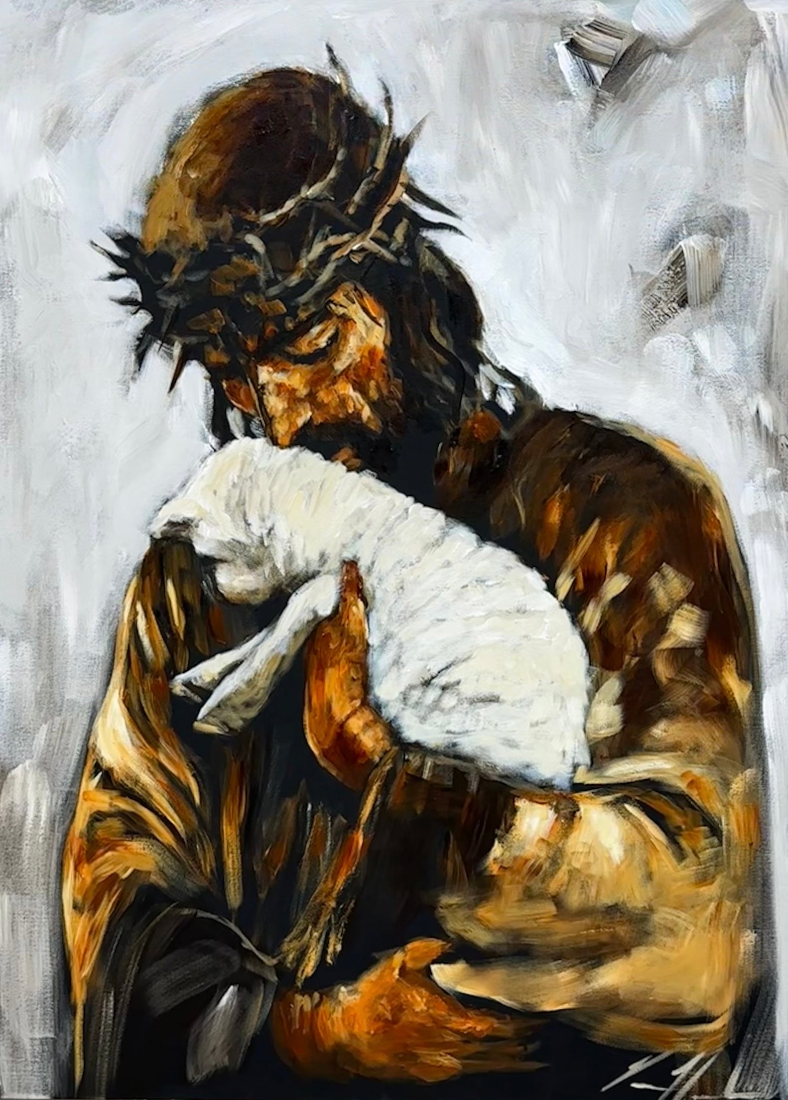 For the One Who Lost Its Way - 36”x48” Original Acrylic Painting - LIVE WORSHIP PAINTING