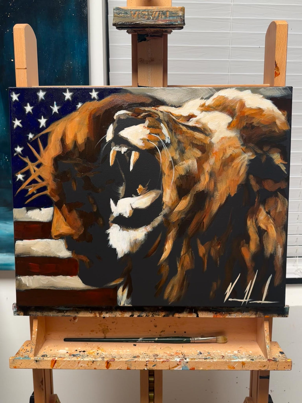 Return of a Nation - 16”x20” Original Painting Original Painting Vanessa Horabuena