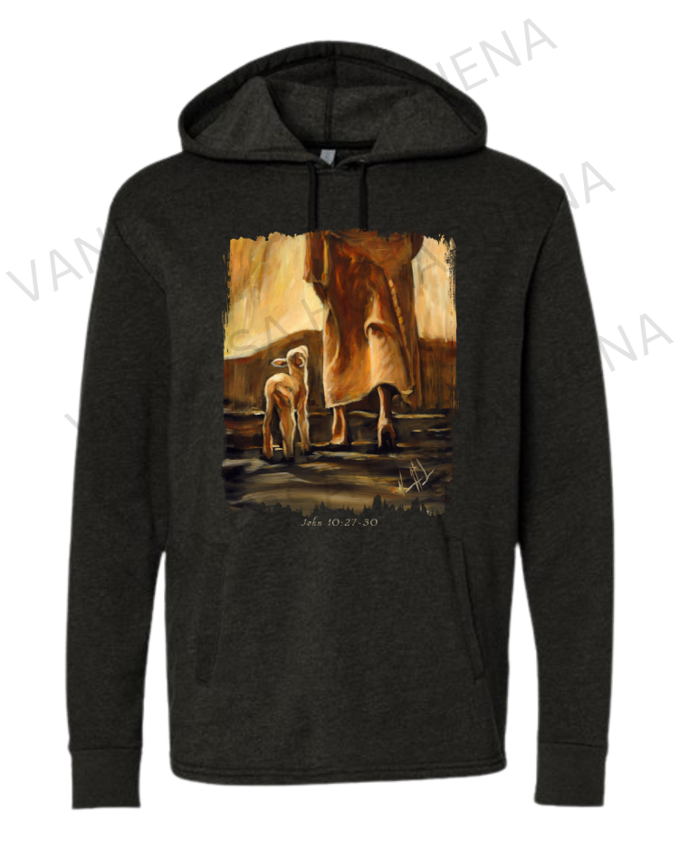 My Sheep Listen to My Voice - Fall Edition - Unisex Hoodie Poly-Blend Vanessa Horabuena Black Small