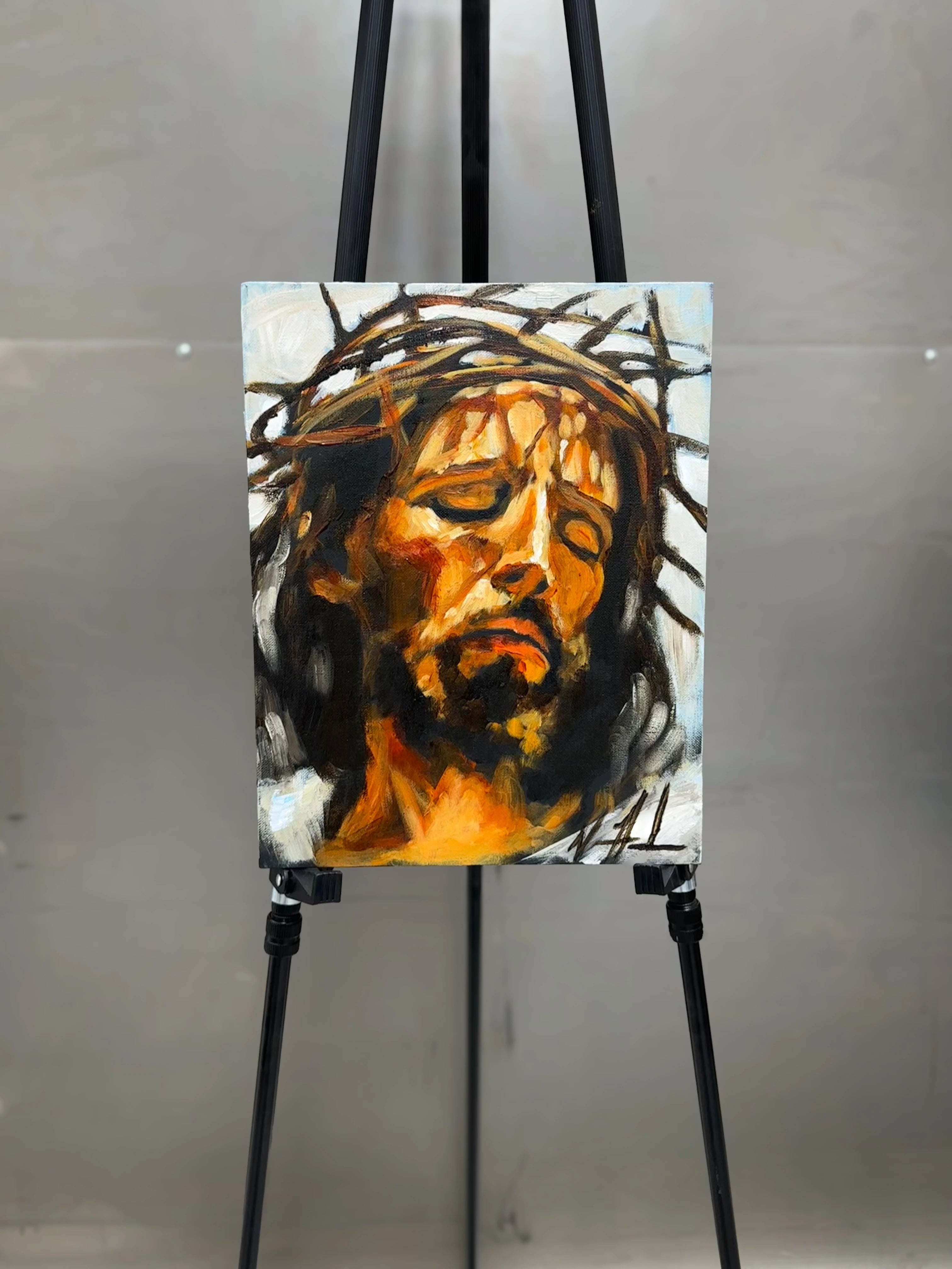 Christ is King - 11”x14” Original Acrylic Painting