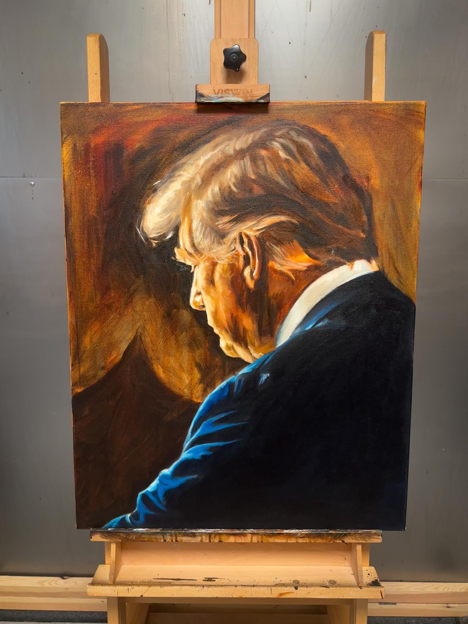 Prayers for Our President - 24”x30” Original Oil Painting