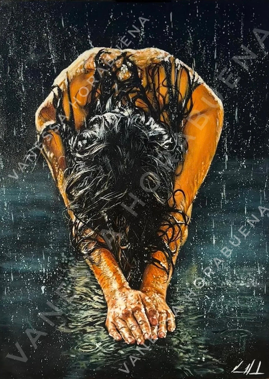 The Art of Surrender - 30”x40” Original Acrylic Painting