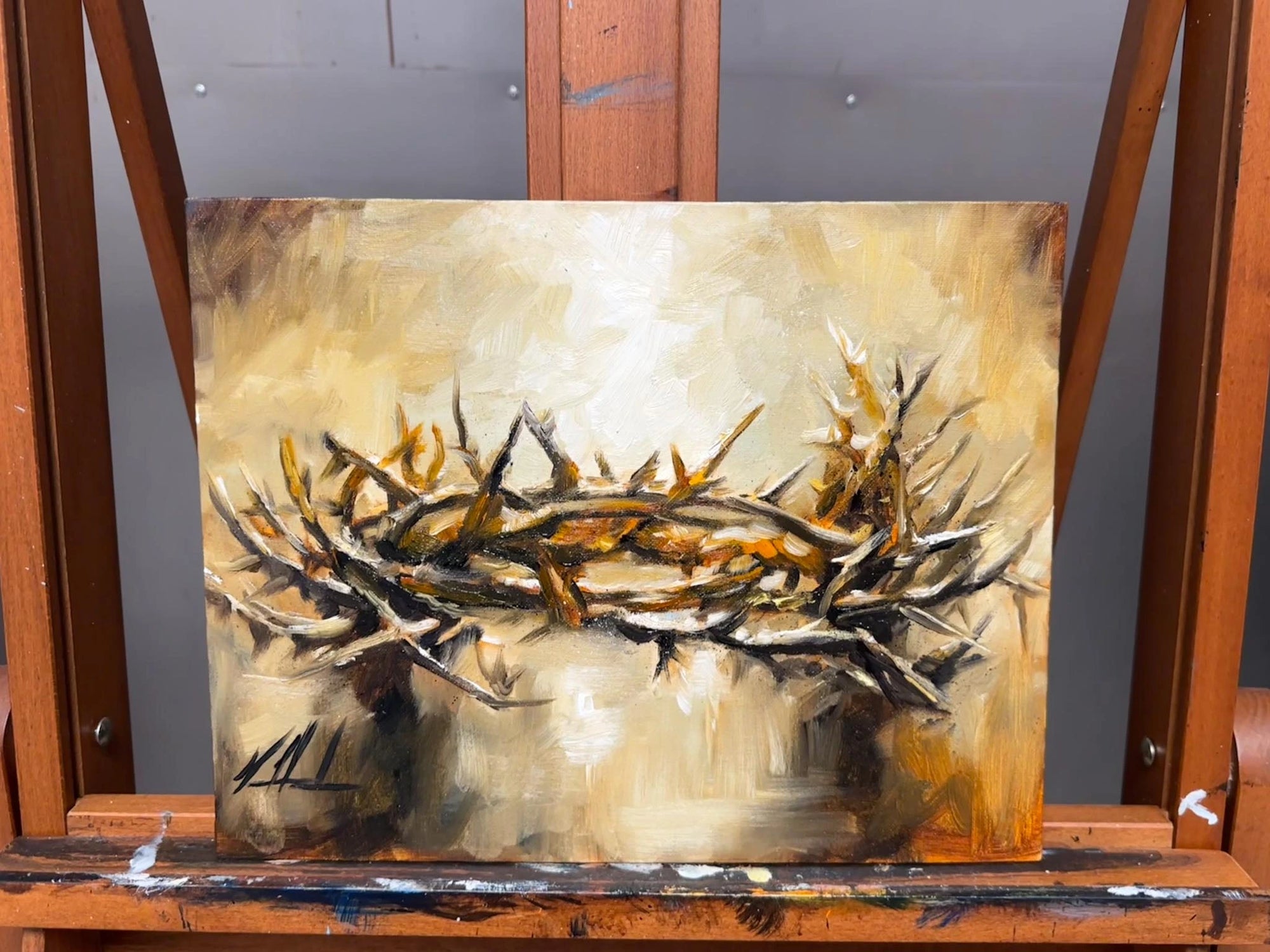 Only You Are Worthy - 11”x14” Original Oil Painting