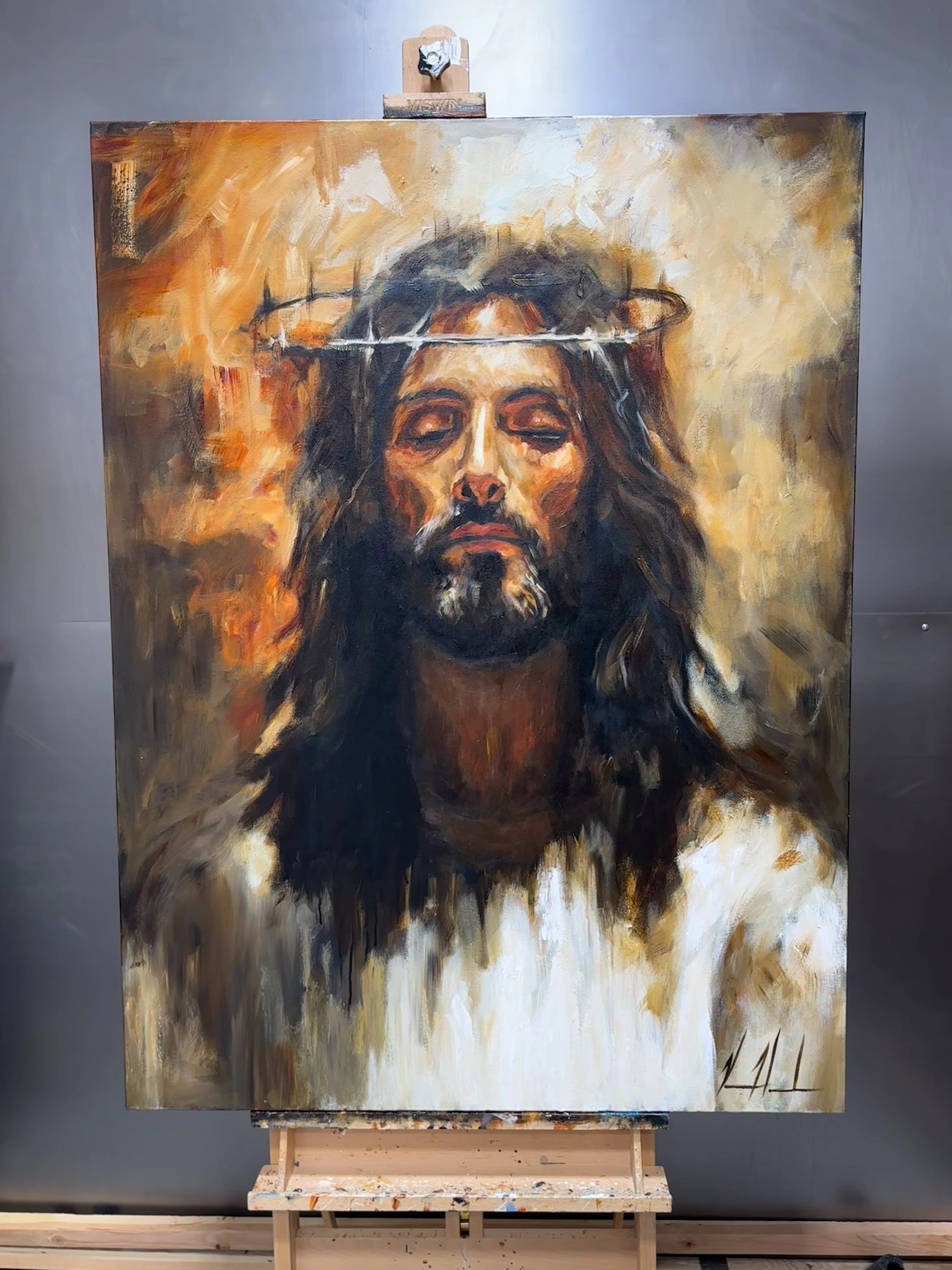 Holy One - 36”x48” Original Acrylic Painting