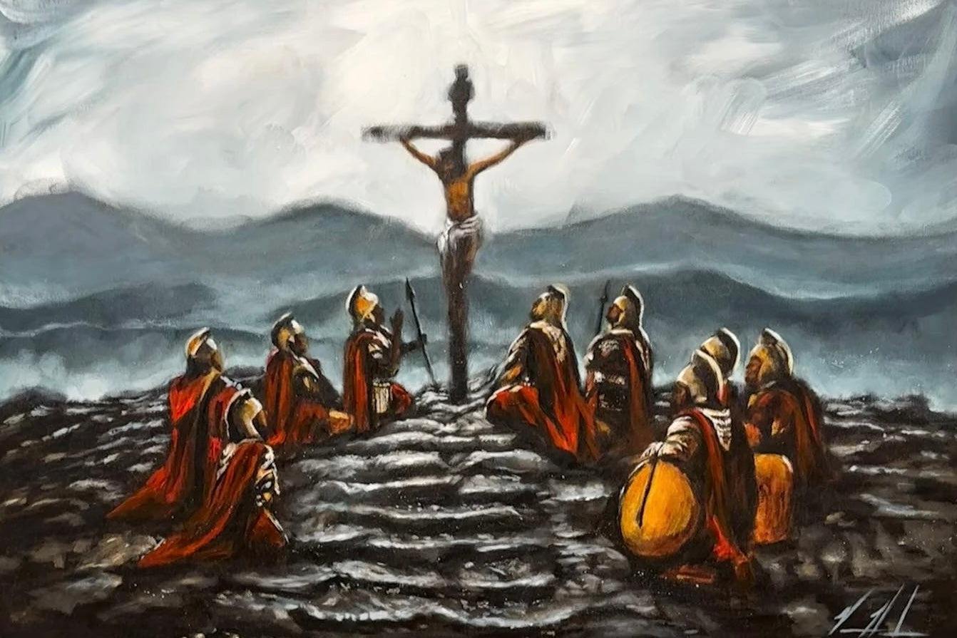 Every Knee Will Bow - 24”x36” Original Acrylic Painting