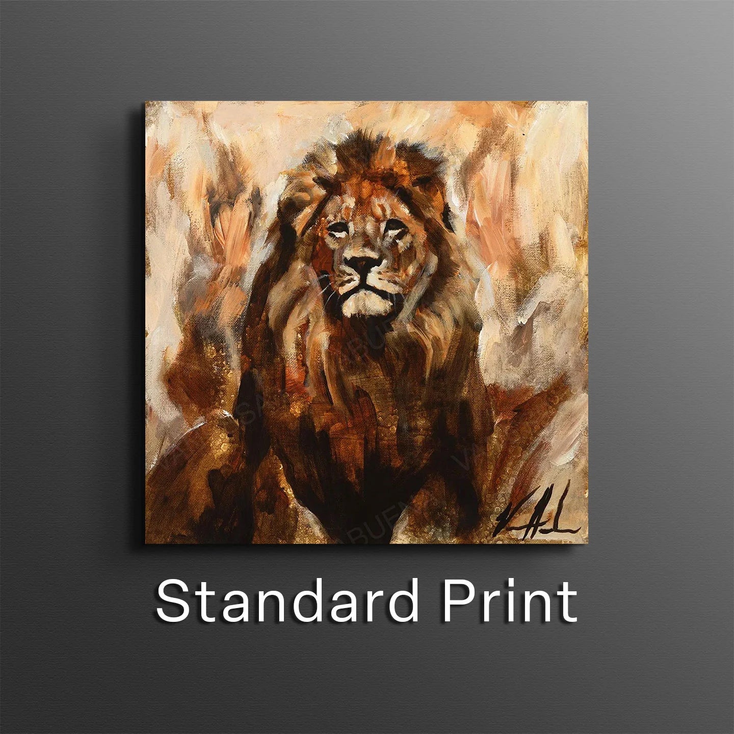 Abounding Grace Lion Art Print Vanessa Horabuena