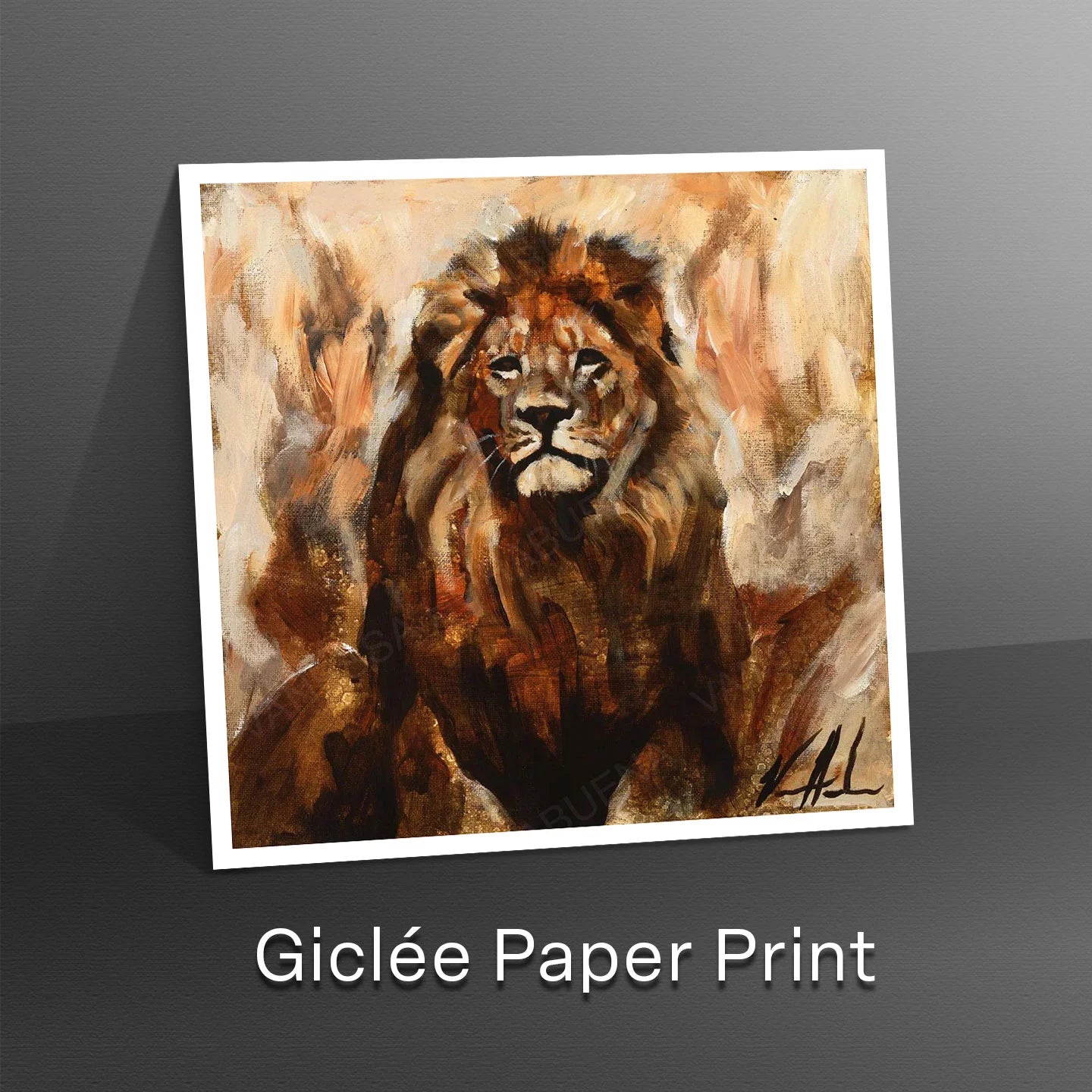 Abounding Grace Lion Art Print Vanessa Horabuena