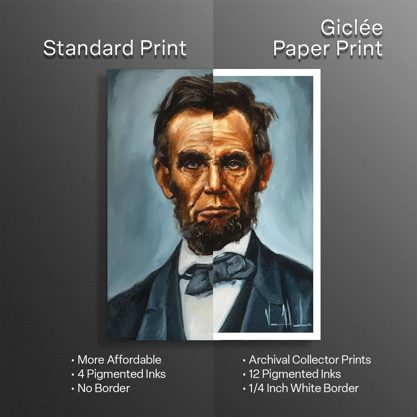 Abraham Lincoln Patriotic Art Print Vanessa Horabuena