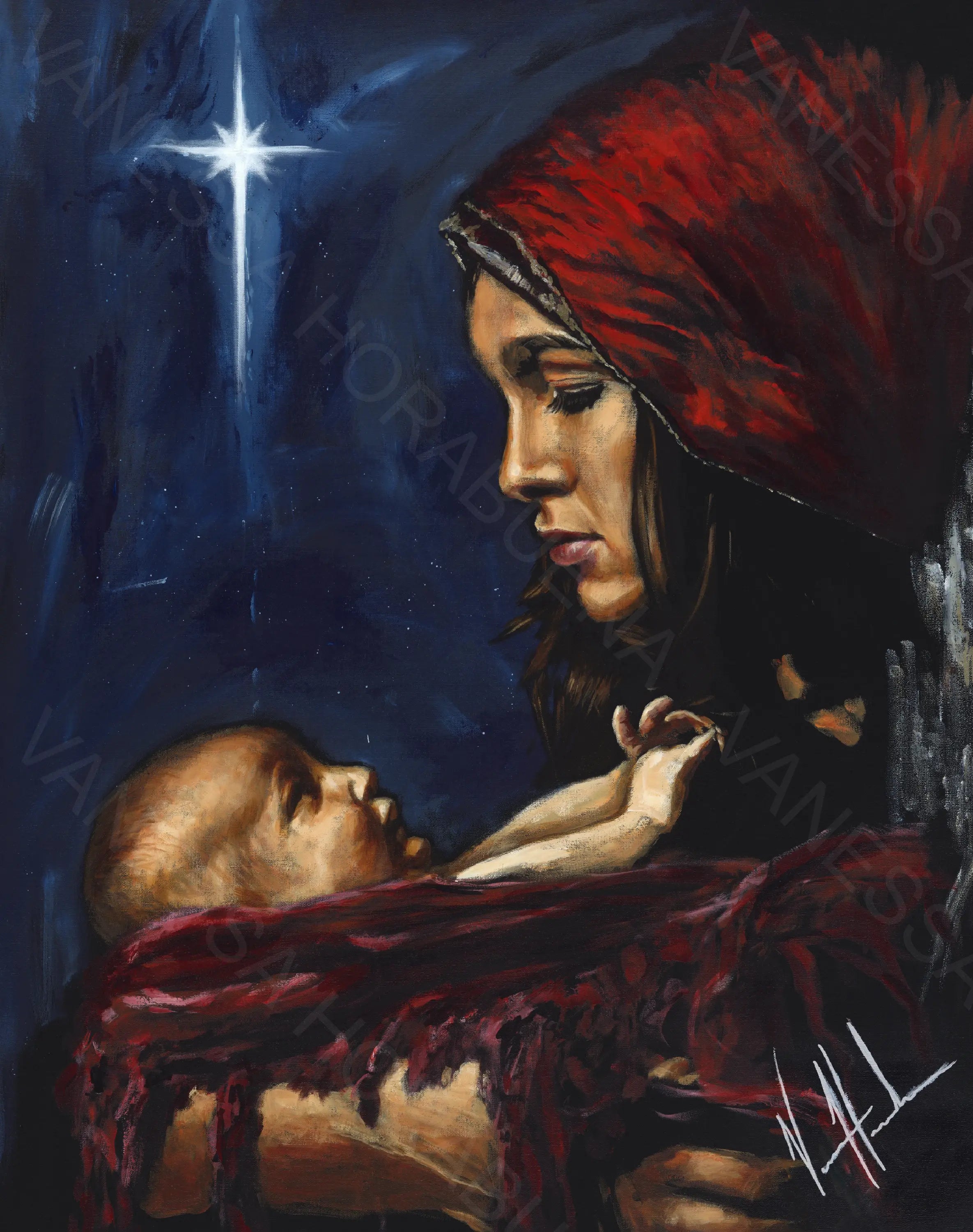 DESIGN DISCONTINUED - A Savior is Born Vanessa Horabuena