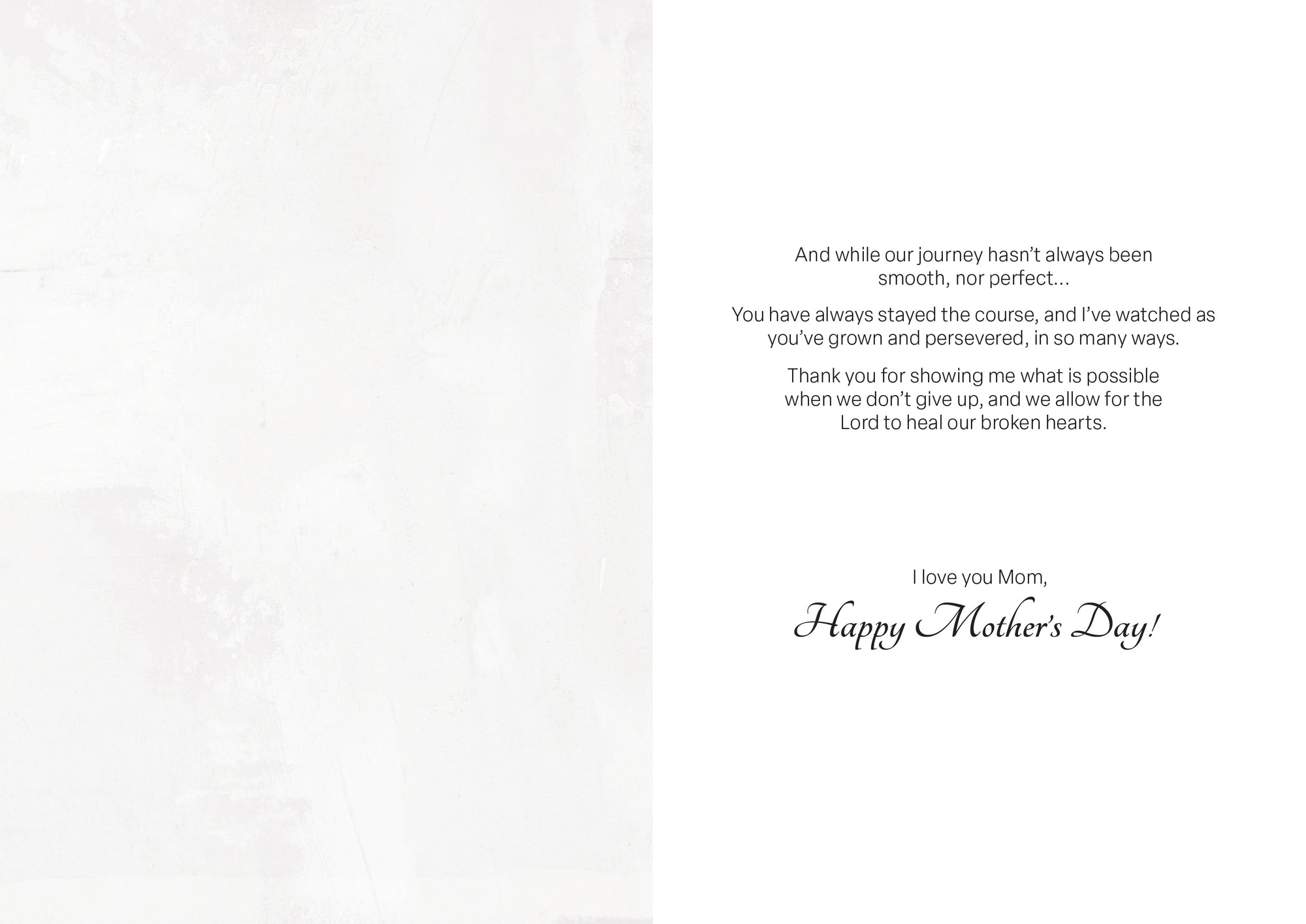 Mother's Day Greeting Card 'The Art of Surrender' Vanessa Horabuena