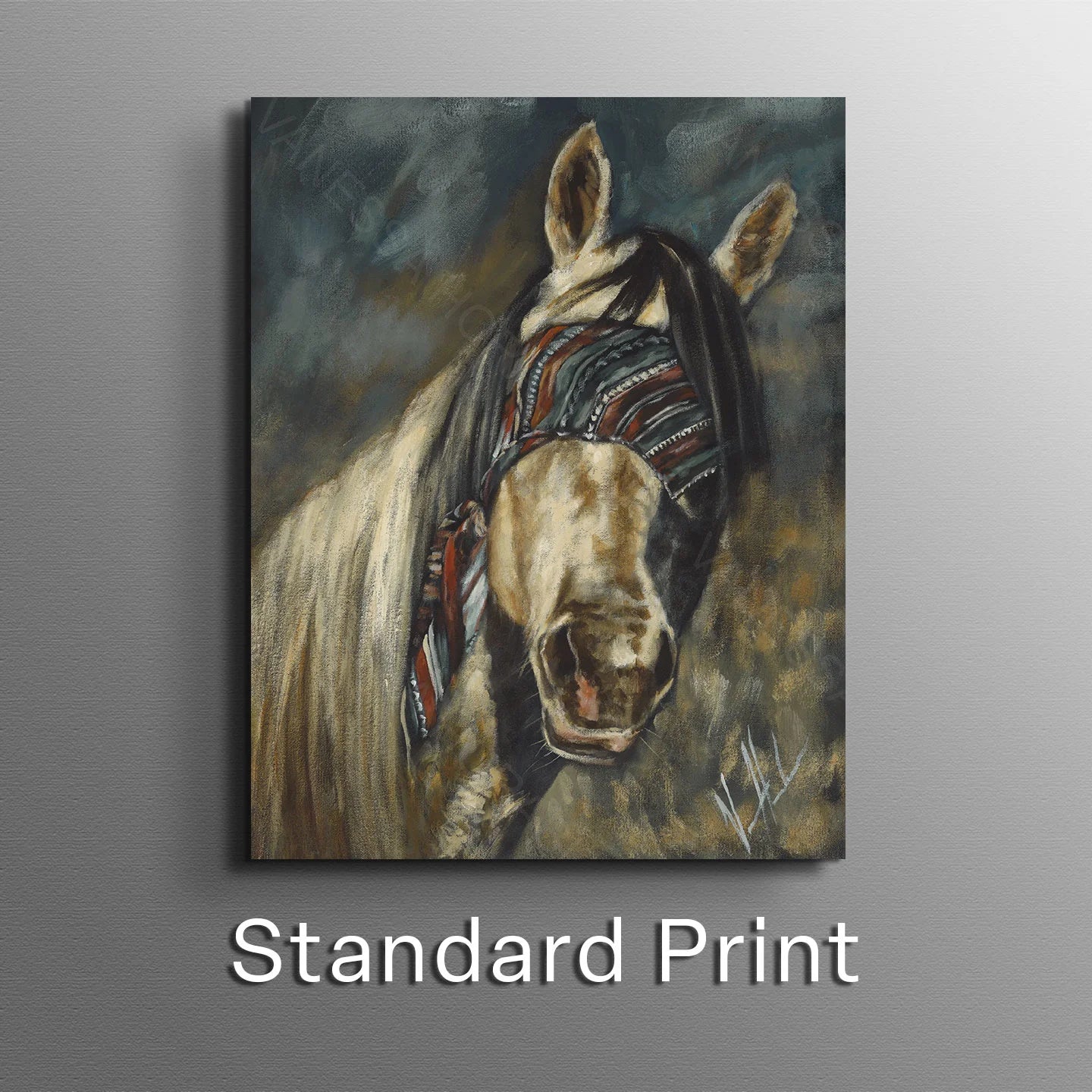 Blind Faith Horse Art Print Vanessa Horabuena