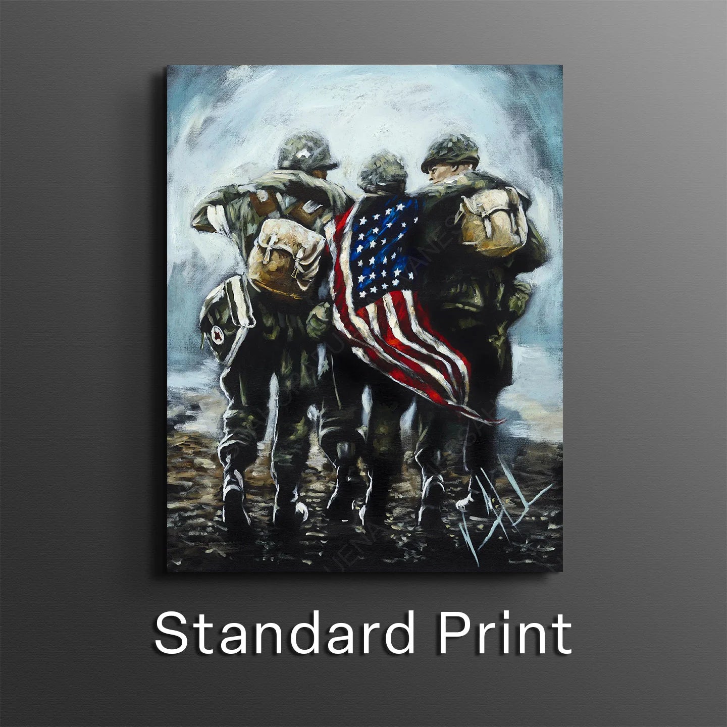 Bound for Glory Patriotic Art Print Vanessa Horabuena