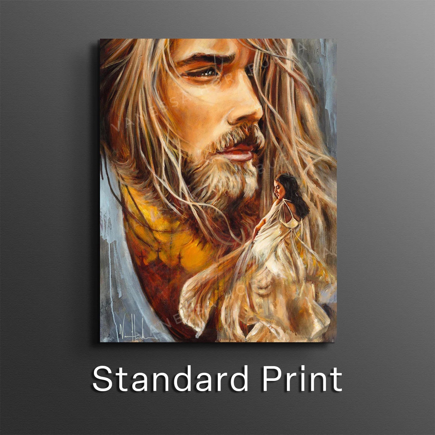 The Bride of Christ Women's Art Print, Jesus Art Print Vanessa Horabuena