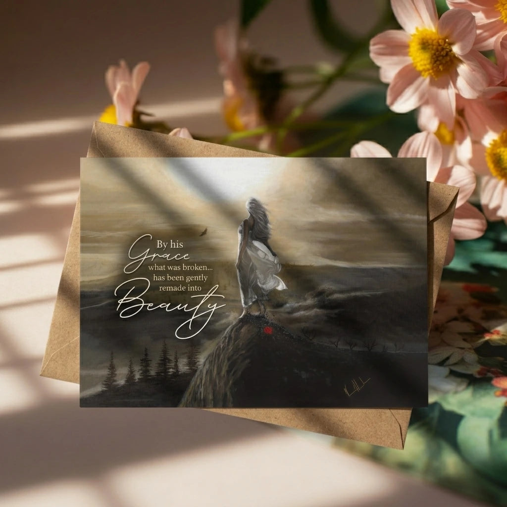 'Beauty for Ashes ' Mother's Day Greeting Card 2026 Vanessa Horabuena