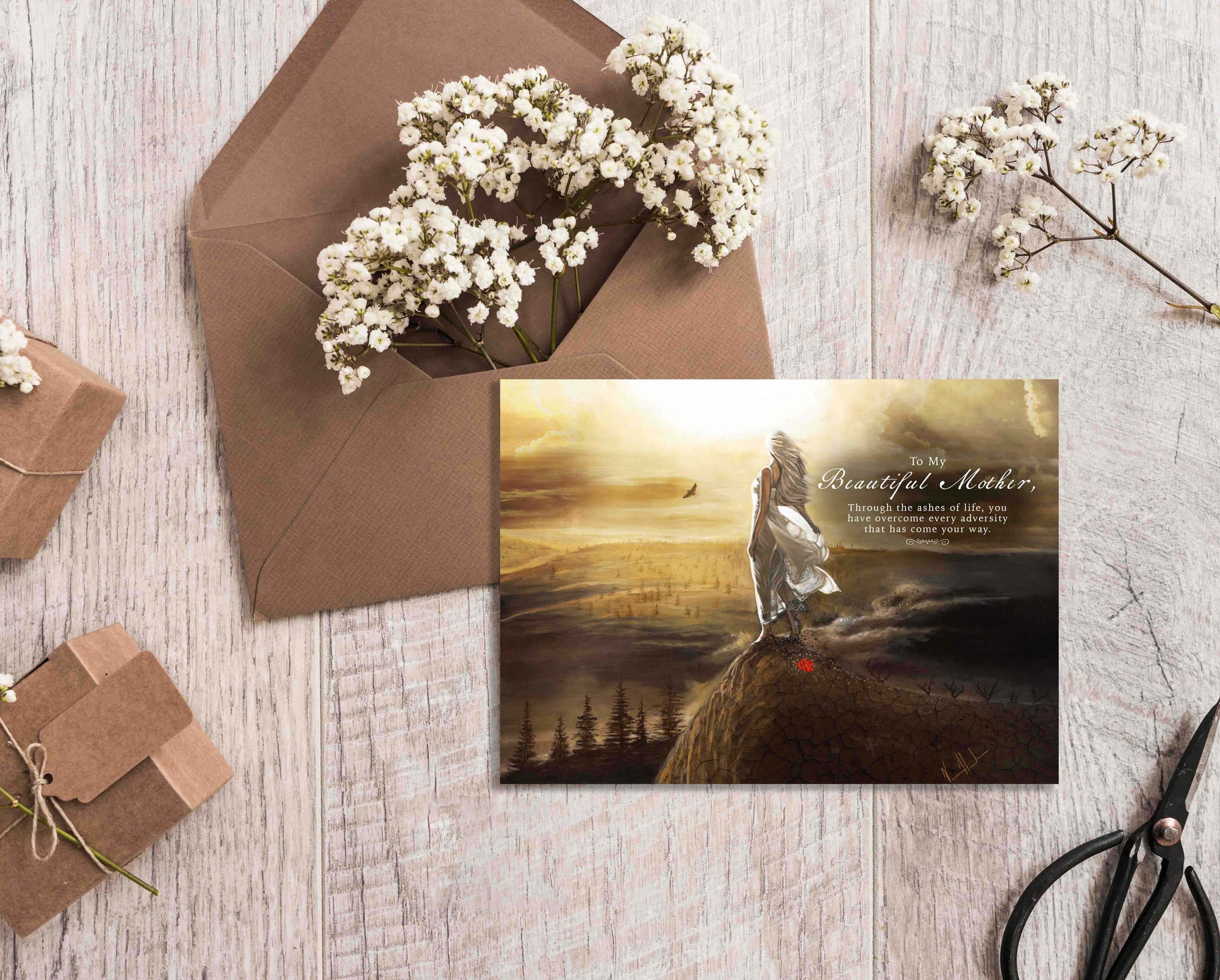 Mother's Day Greeting Card 'Beauty for Ashes' Vanessa Horabuena