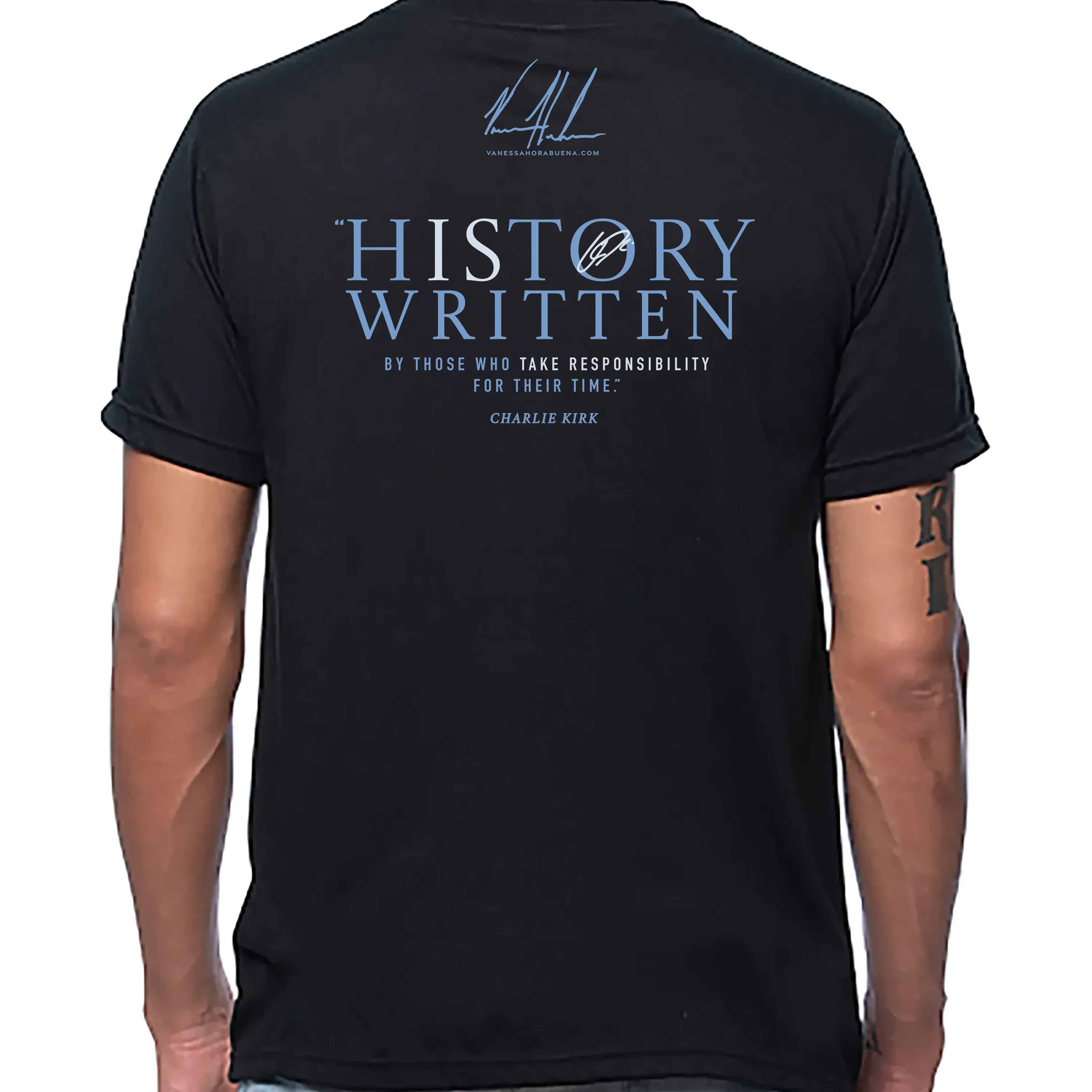 Charlie Kirk - A Patriot's Tribute - Unisex T (Premium Organic Fabric) Vanessa Horabuena