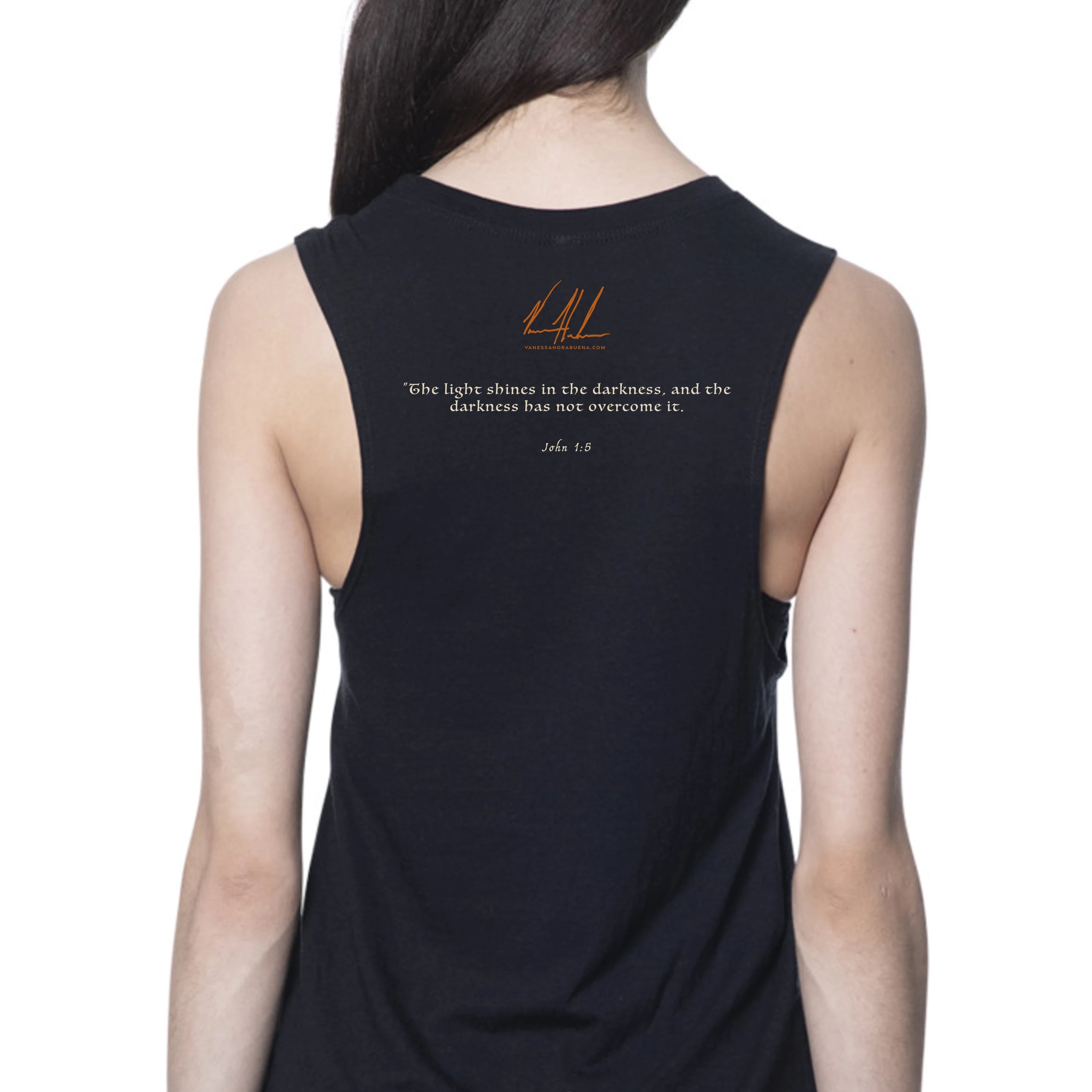 Shine Your Light on Me - Women's Tank Top (Organic Bamboo) Organic Bamboo Vanessa Horabuena