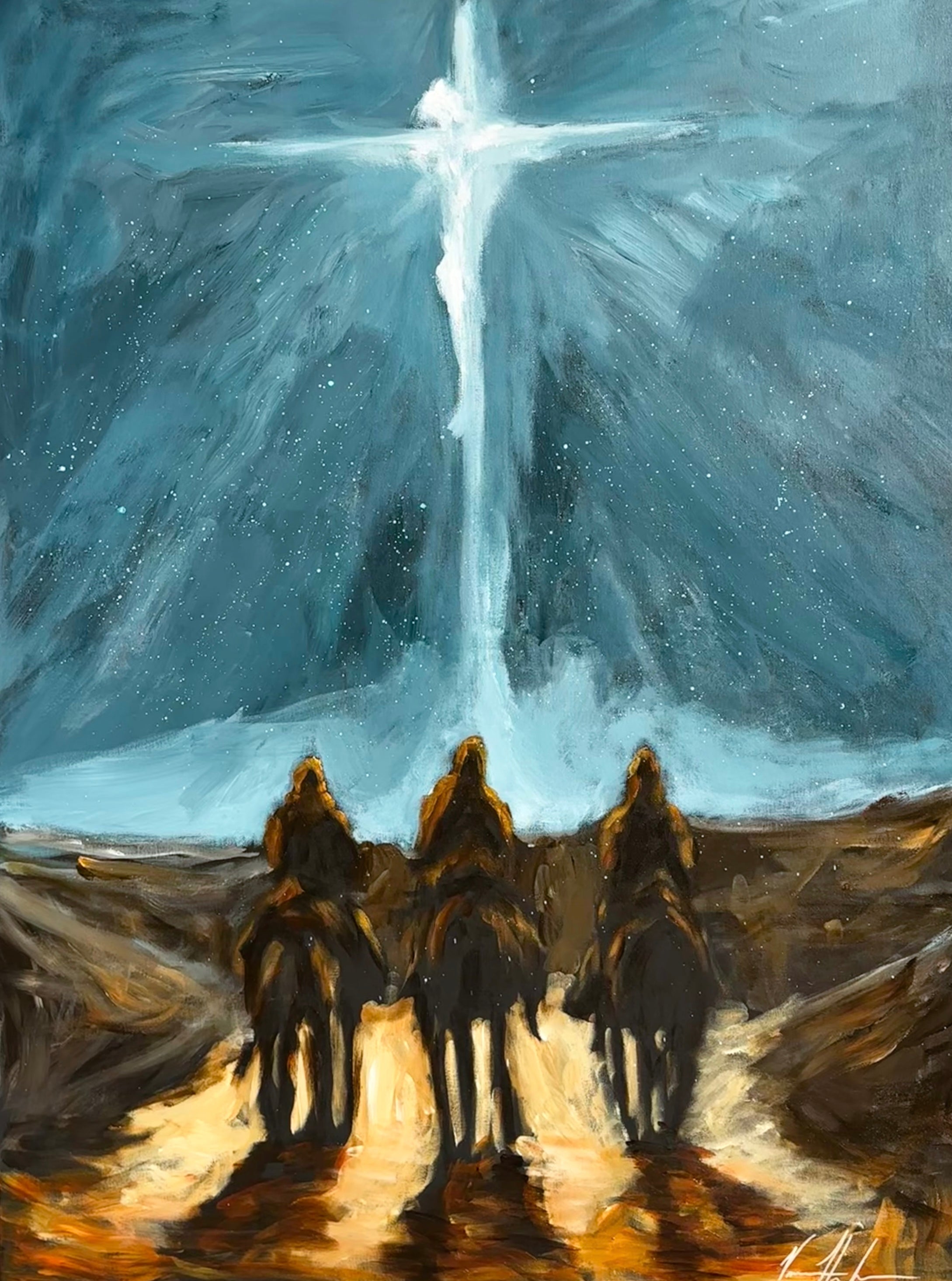Whom Do You Seek? - 36”x48” Original Acrylic Painting Original Painting Vanessa Horabuena