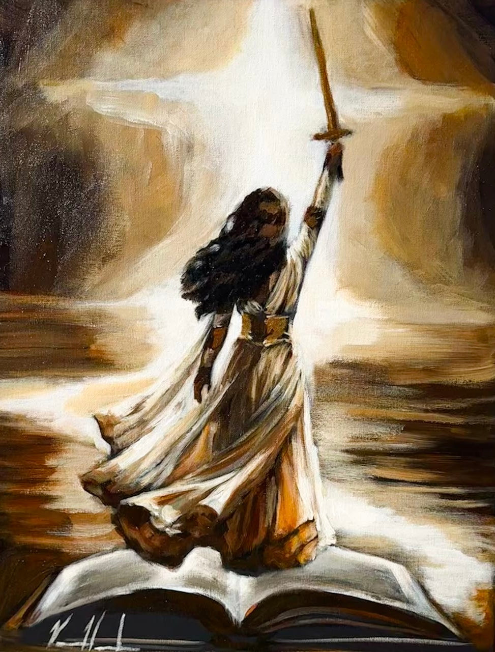 You Are the Author of My Story - 16”x20” Original Acrylic Painting Original Painting Vanessa Horabuena