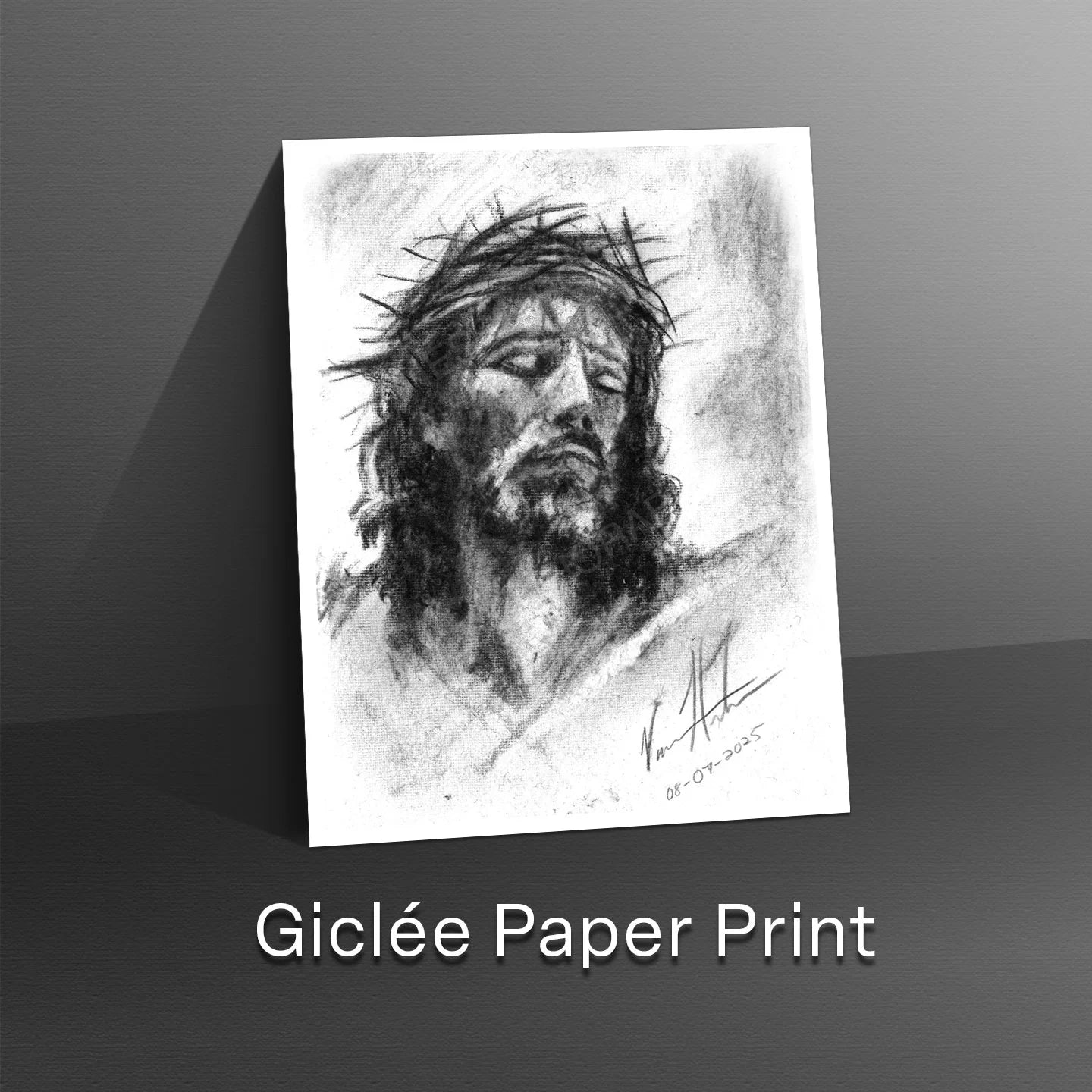 Christ is King (Sketch) Women's Art Print, Jesus Art Print Vanessa Horabuena