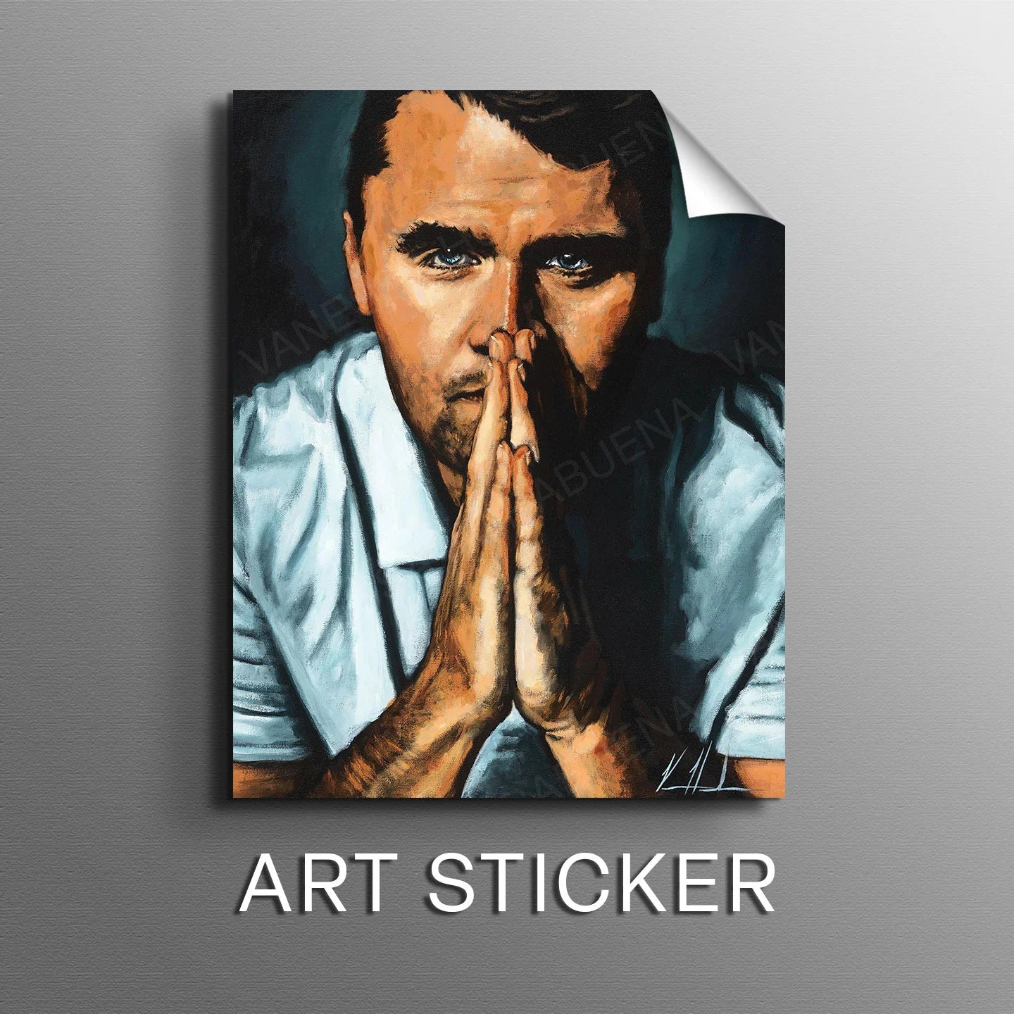 Charlie Kirk - A Hero's Tribute - Sticker Sticker Vanessa Horabuena