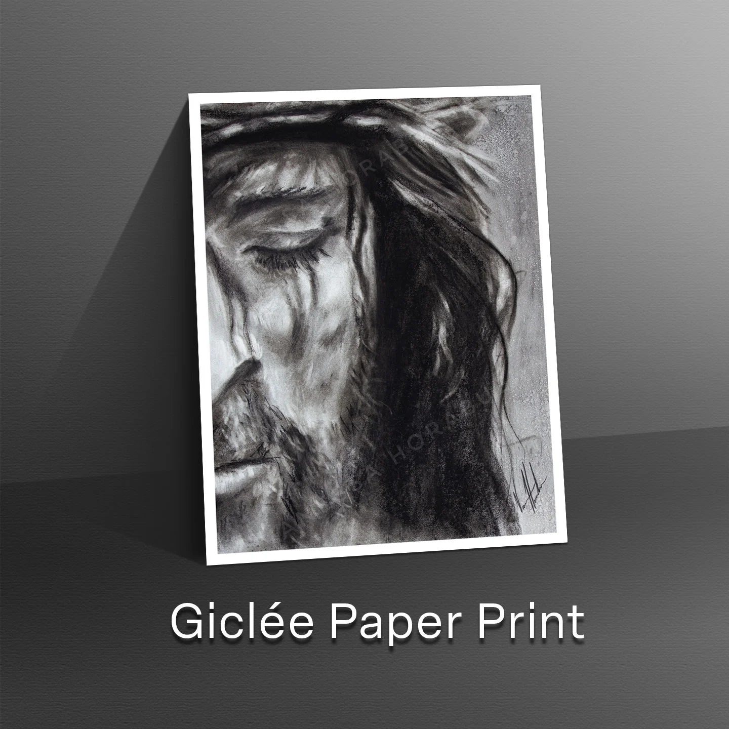 Compassionate Love (Sketch) Jesus Art Print Vanessa Horabuena
