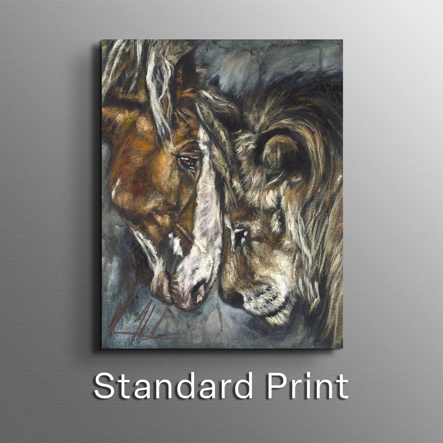 Courage & Strength Horse Art Print Vanessa Horabuena