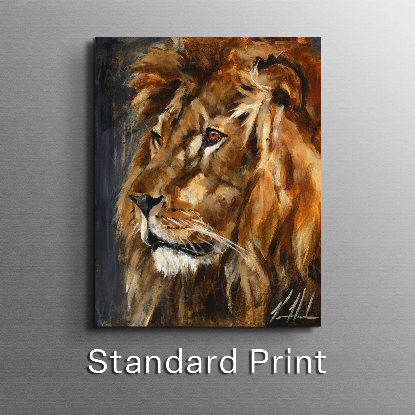 Courageous One Lion Art Print Vanessa Horabuena