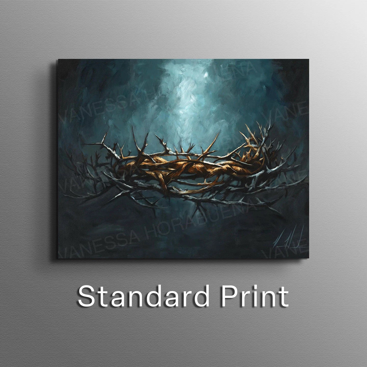 Crown of Thorns Jesus Art Print Vanessa Horabuena