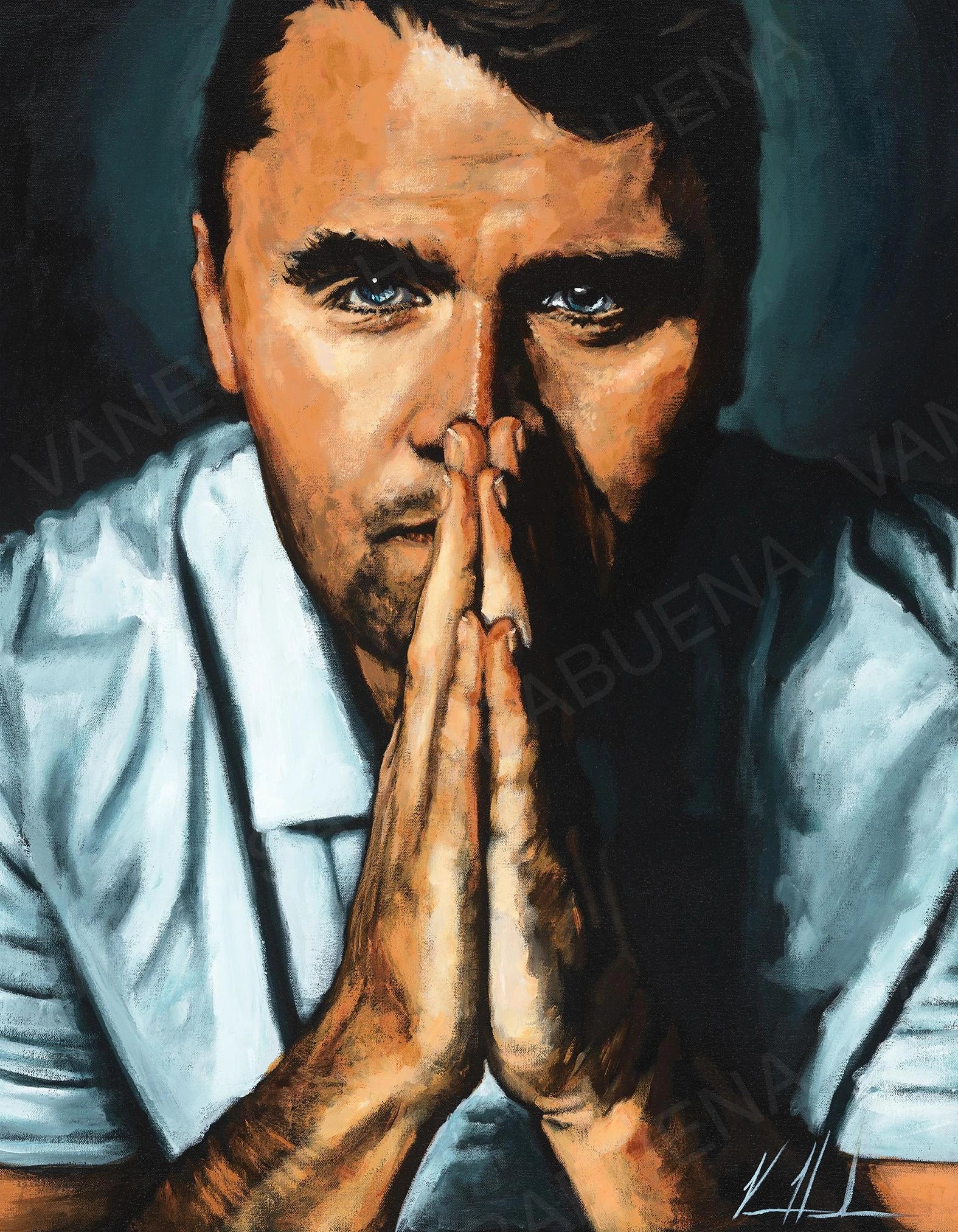 D#. 3 - Charlie Kirk - A Hero's Tribute - 16"x20" Canvas Print Vanessa Horabuena