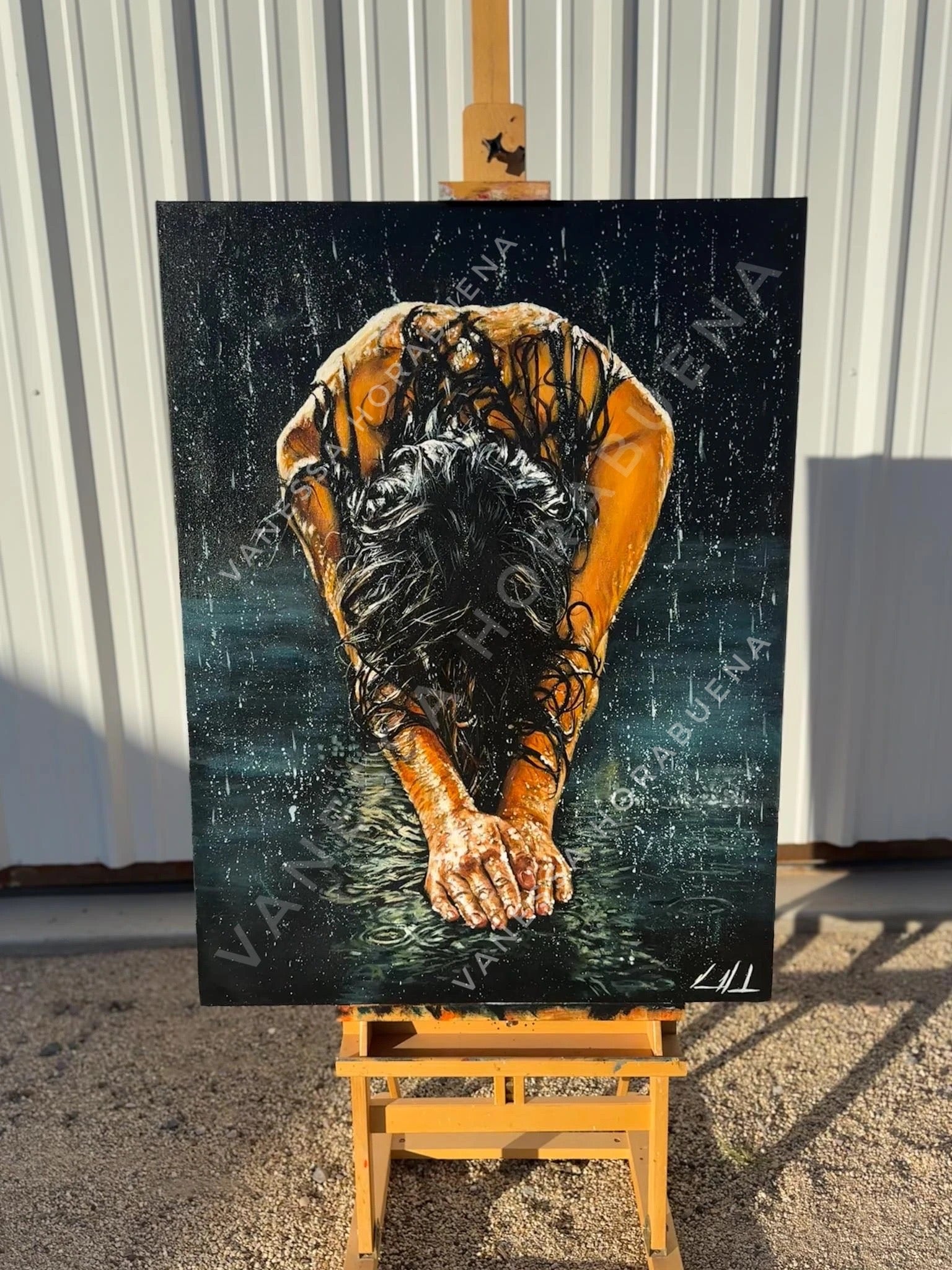 The Art of Surrender - 30”x40” Original Acrylic Painting