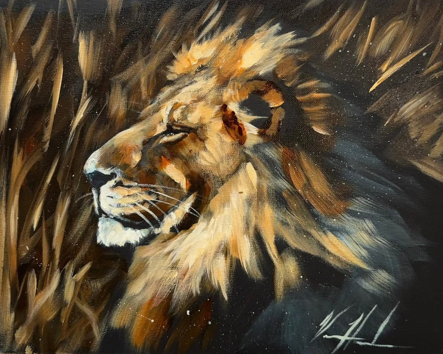 Unmovable - 11”x14” Original Acrylic Painting Original Painting Vanessa Horabuena