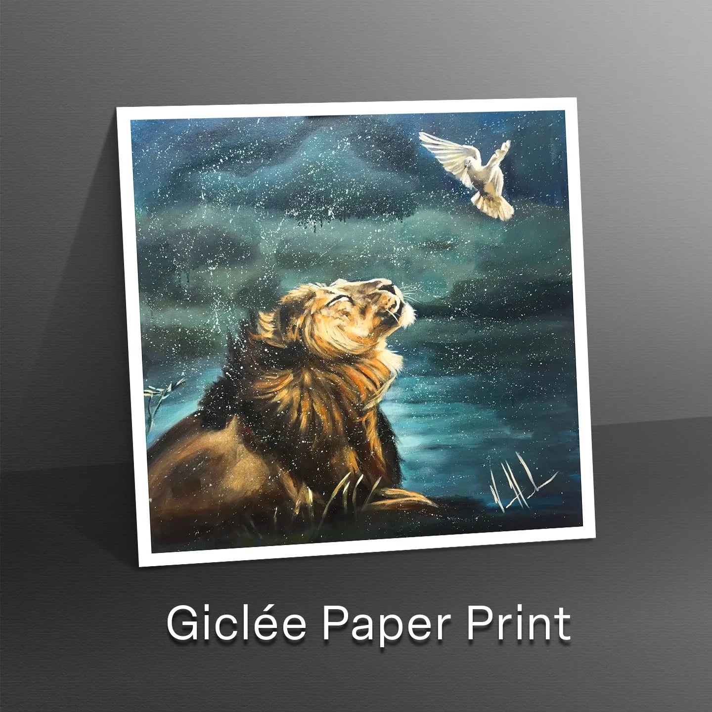 Divine Freedom Lion Art Print Vanessa Horabuena