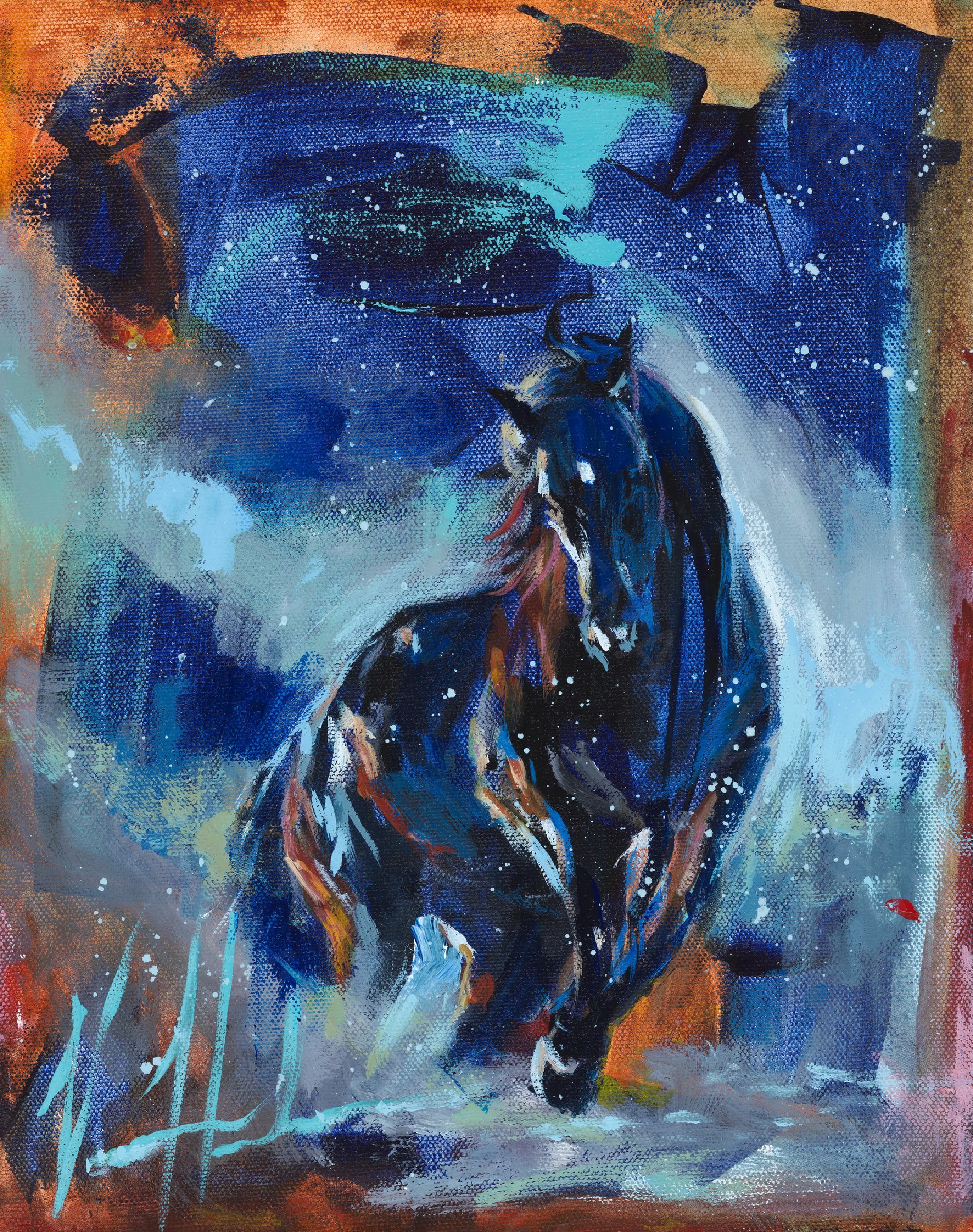D#. 5 - Daydreamer - 11"x14" Canvas Print Vanessa Horabuena