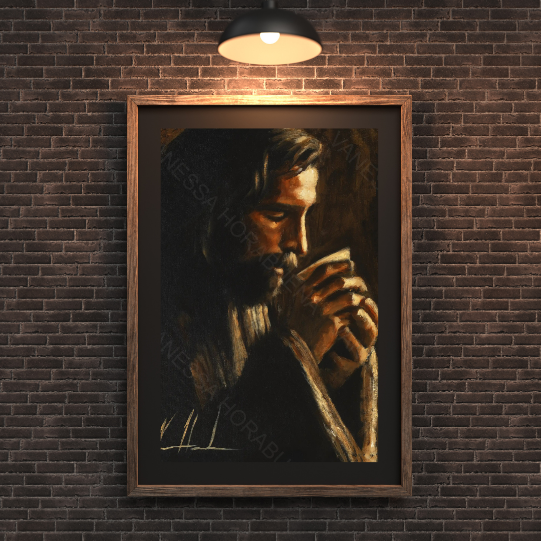 Clearance - Drink From My Cup Jesus Art Print Vanessa Horabuena