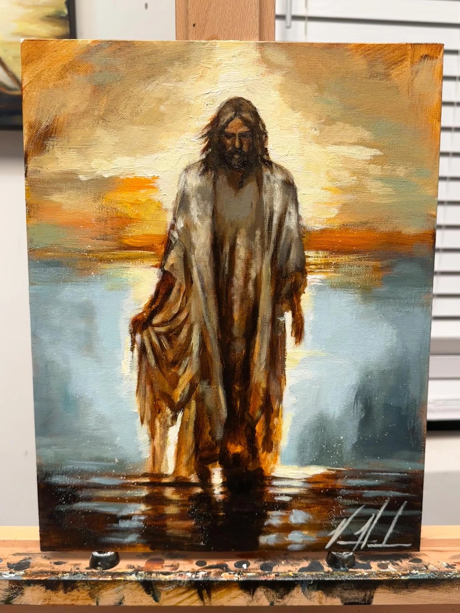 Morning Light - 11”x14” Original Acrylic Painting Original Painting Vanessa Horabuena
