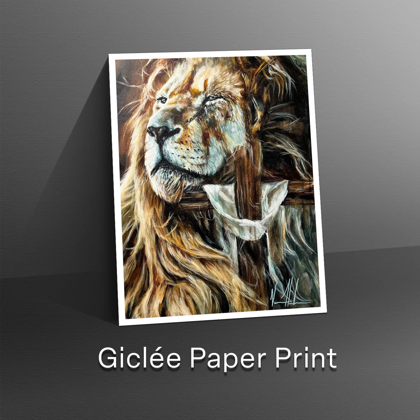 Eternal Reign Lion Art Print Vanessa Horabuena