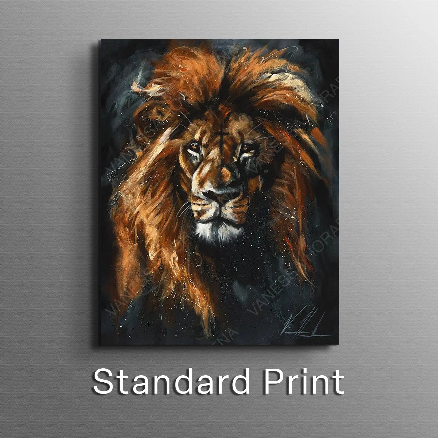 Everlasting Lion Art Print, Jesus Art Print Vanessa Horabuena