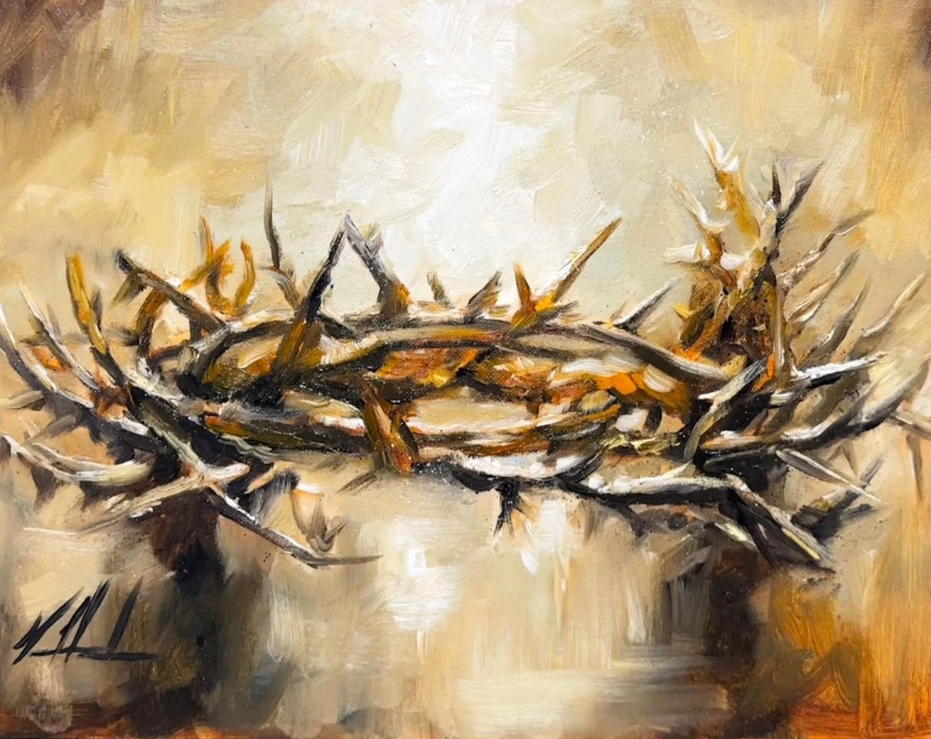 Only You Are Worthy - 11”x14” Original Oil Painting