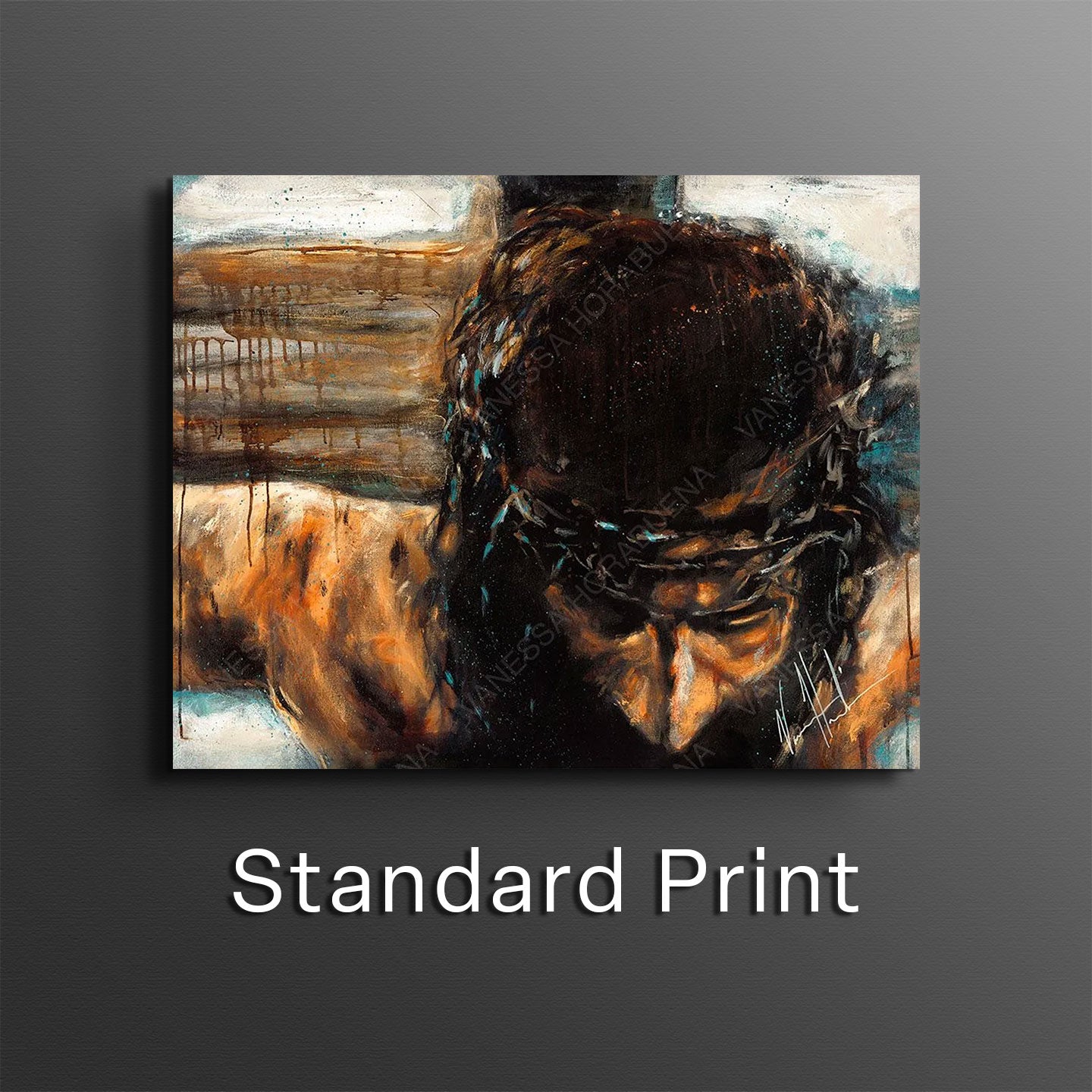 The Finished Work of the Cross Jesus Art Print Vanessa Horabuena