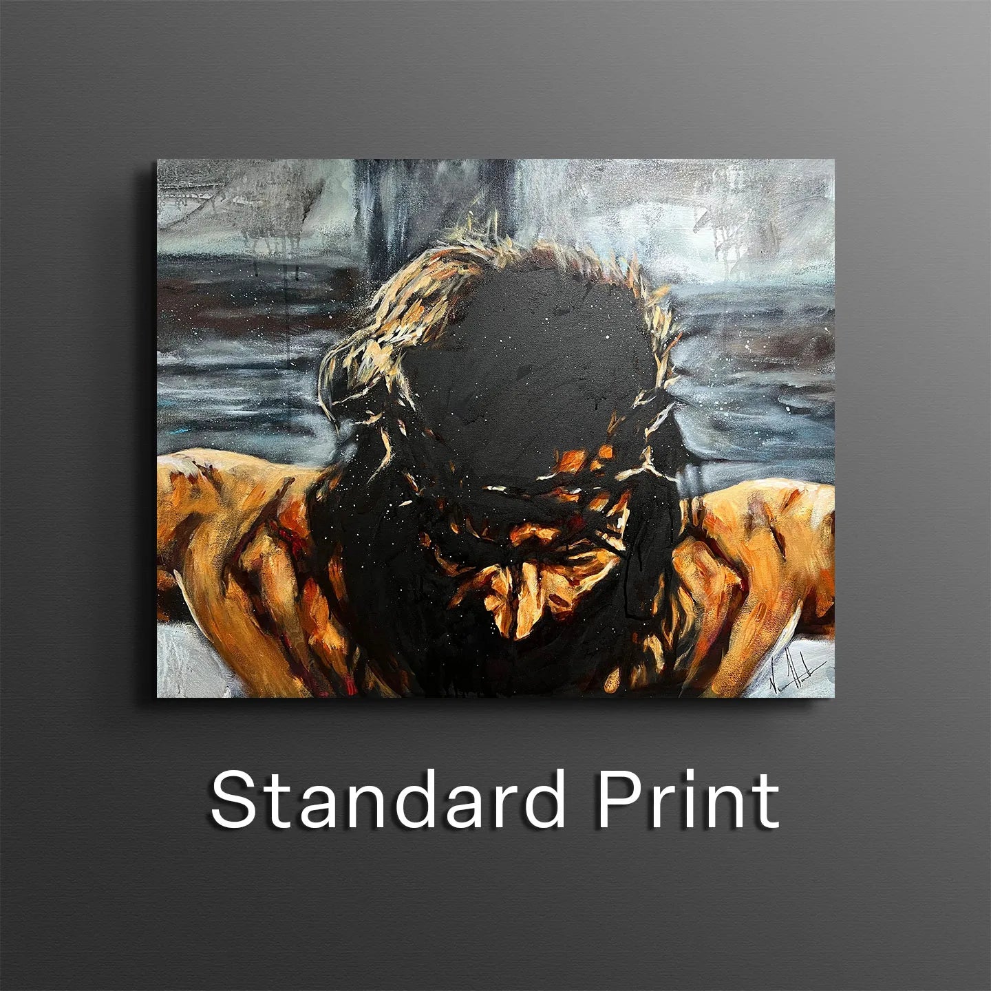 The Finished Work of the Cross - Light Background Jesus Art Print Vanessa Horabuena