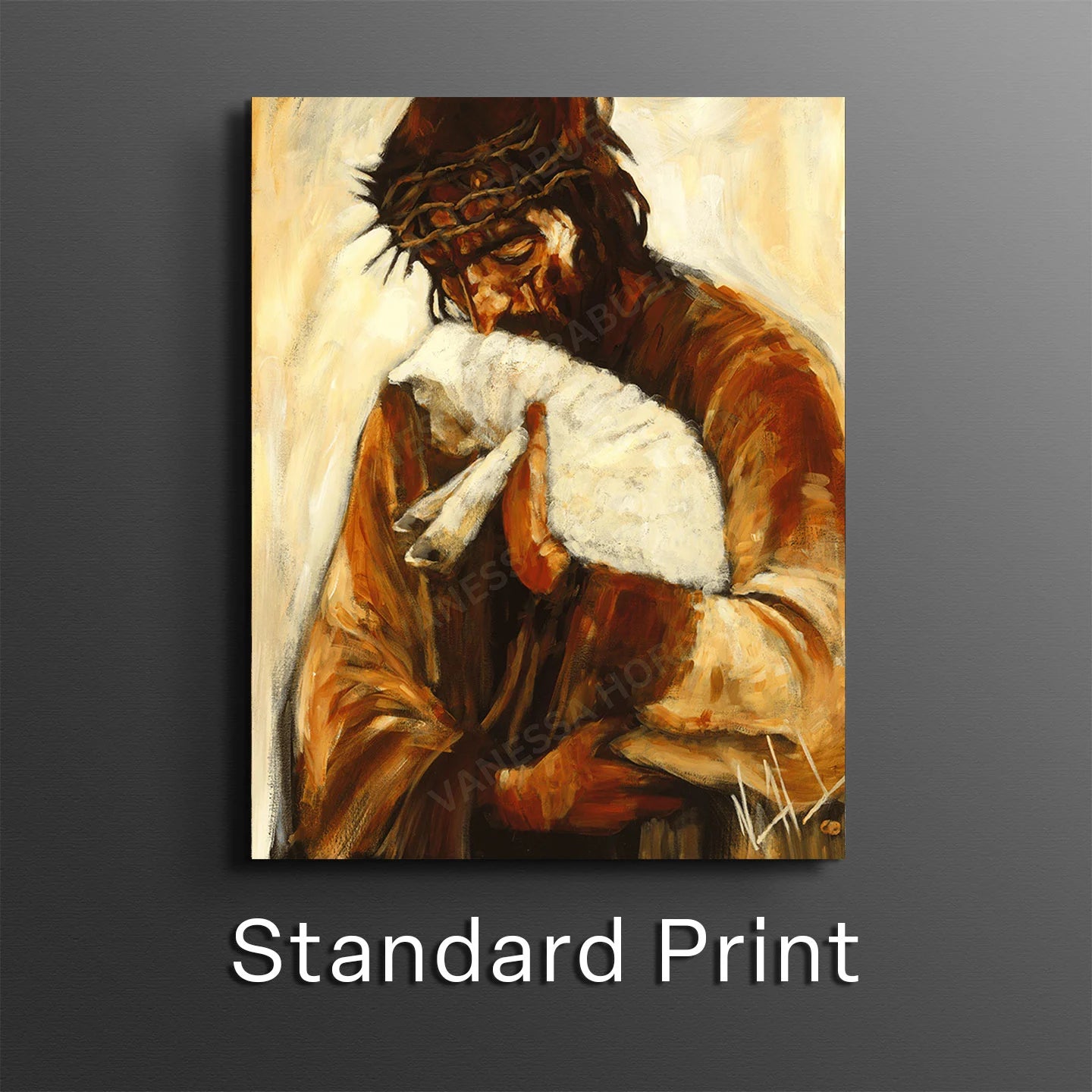 For the One Who Lost Its Way (Fall Collection) Jesus Art Print Vanessa Horabuena