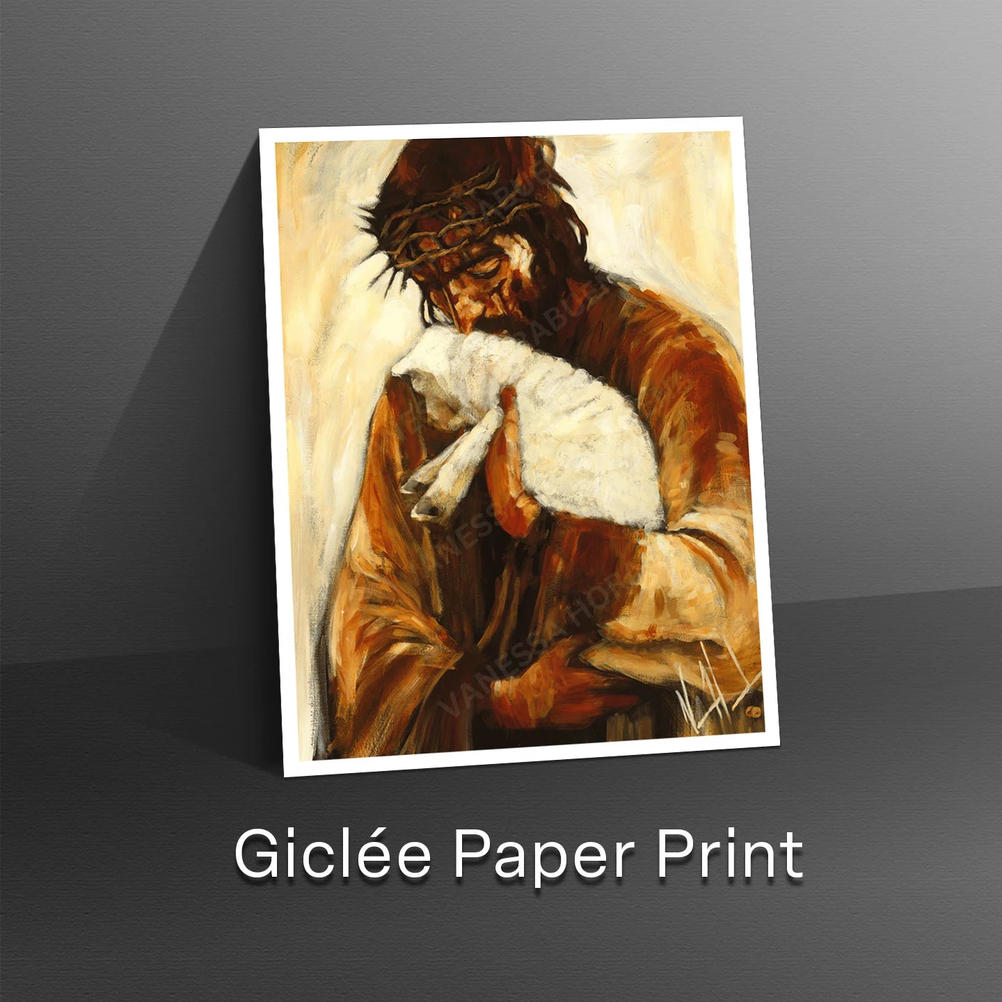 For the One Who Lost Its Way (Fall Collection) Jesus Art Print Vanessa Horabuena