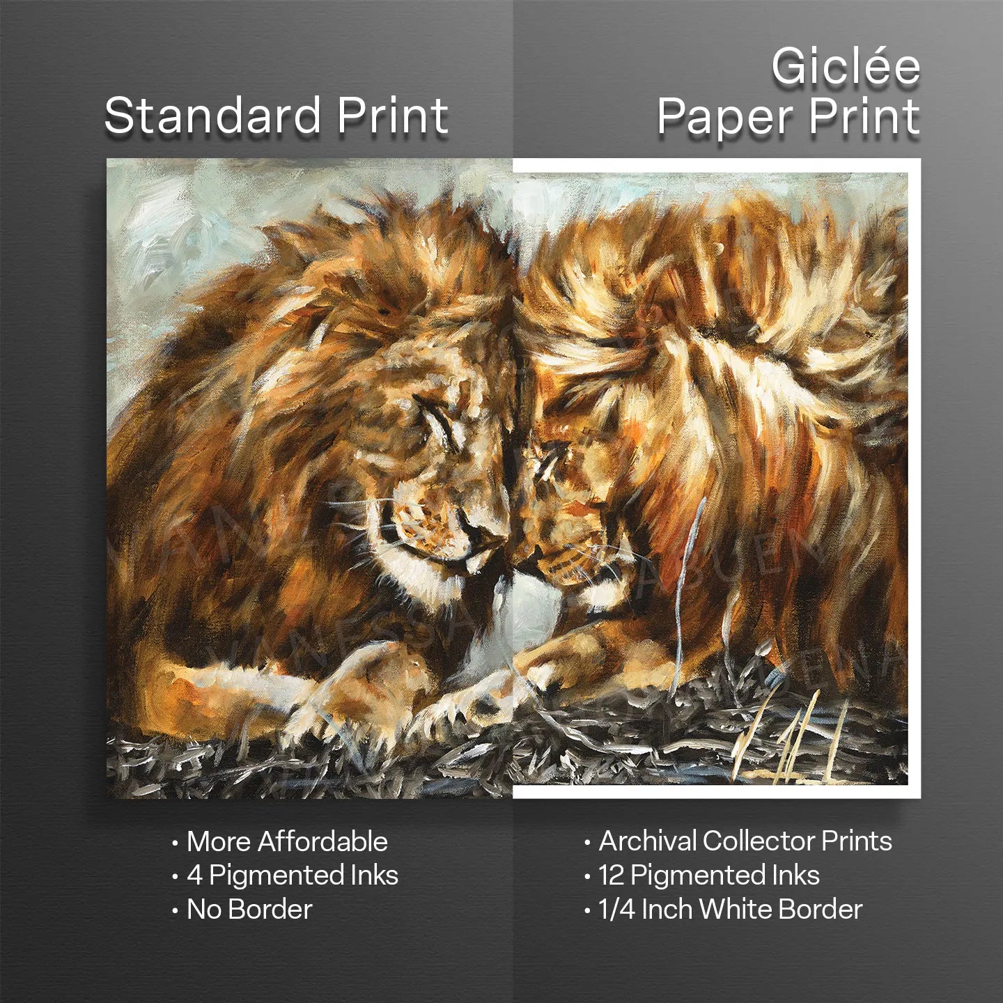 Fortified Strength Lion Art Print Vanessa Horabuena