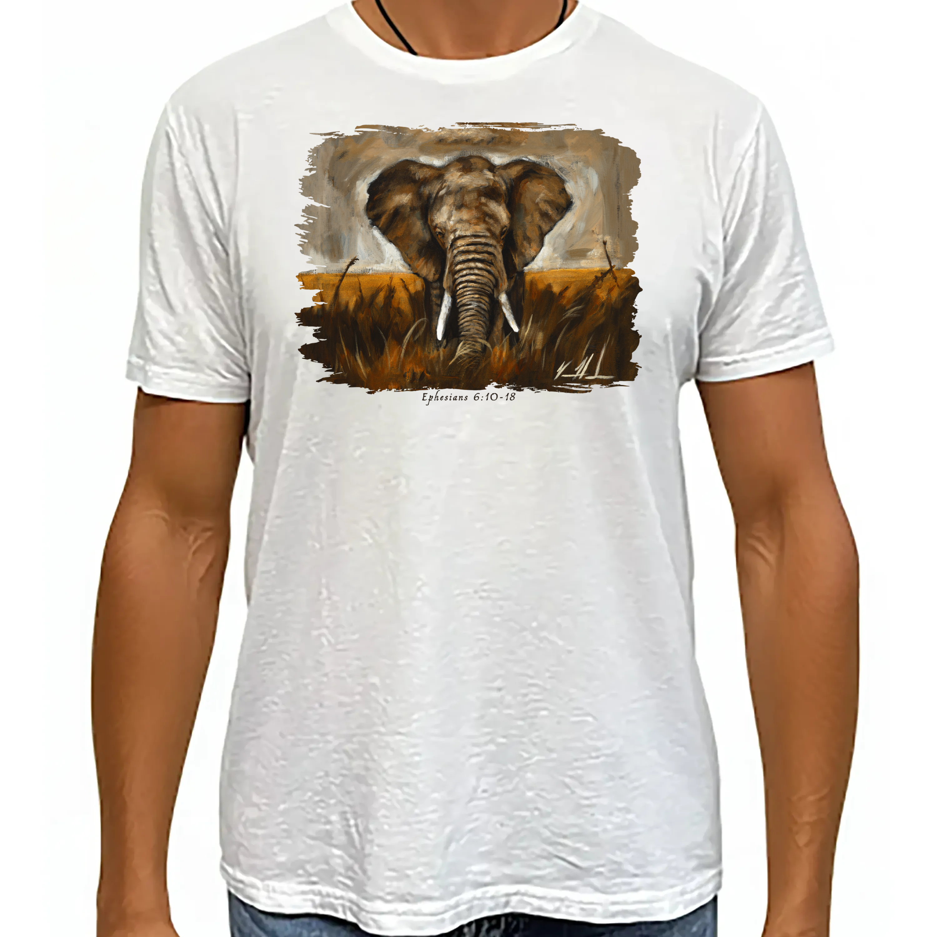 Stand Your Ground - Unisex T (Premium Organic Fabric) Vanessa Horabuena Bamboo White Small
