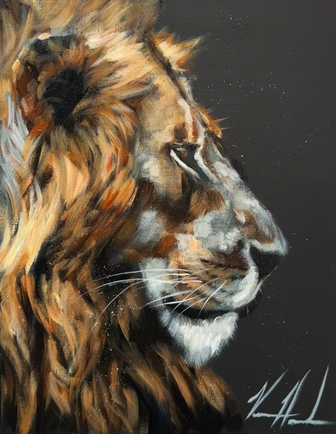 Clear Resolve - 11”x14” Original Acrylic Painting